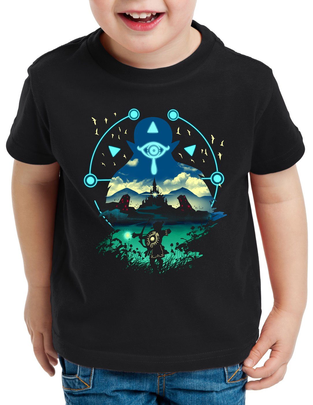 style3 T-Shirt Sheikah Hunter wild switch the breath of switch2 zelda ocarina link