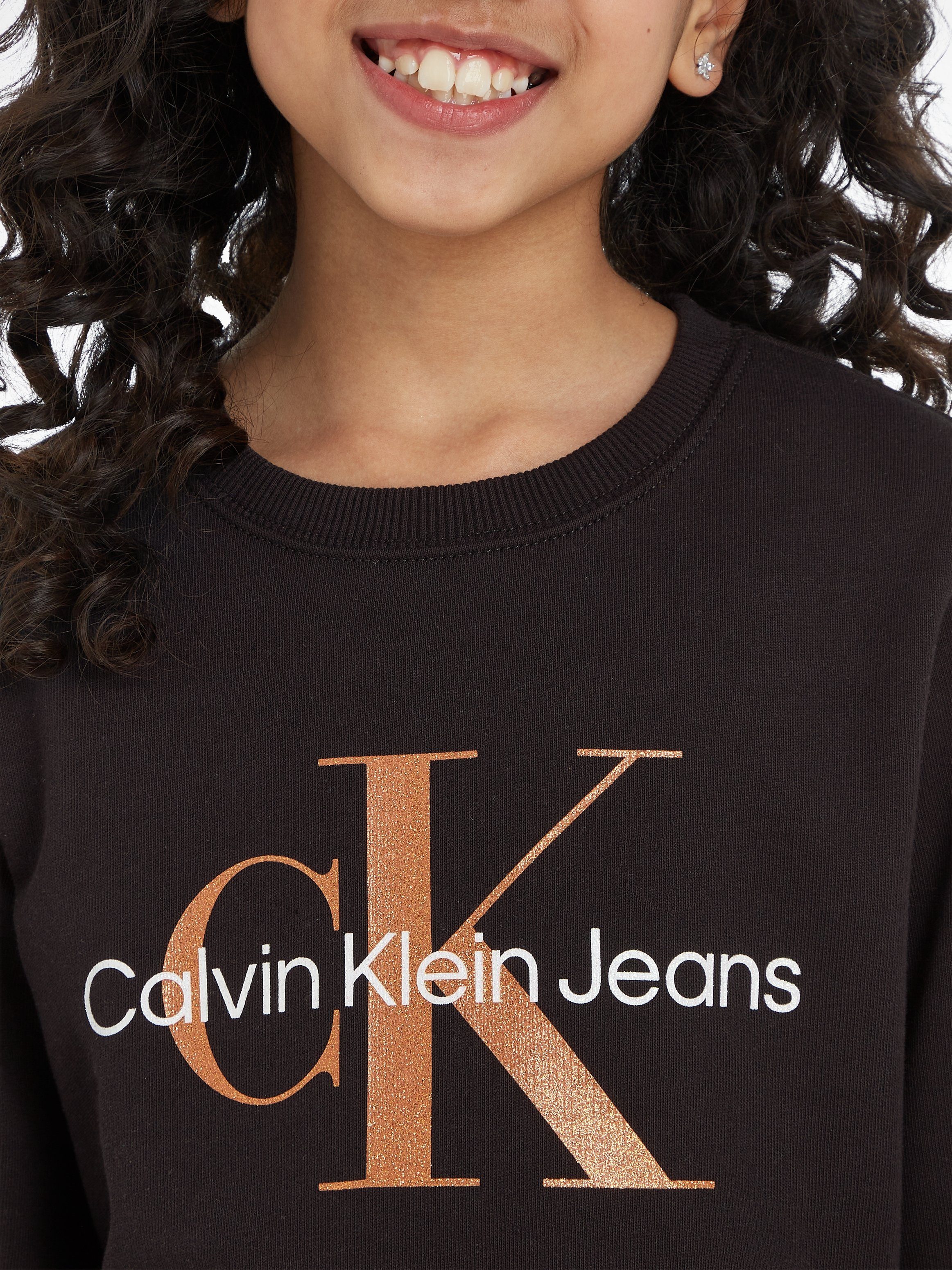CN BRONZE Sweatshirt Klein SWEATSHIRT Calvin MONOGRAM Jeans