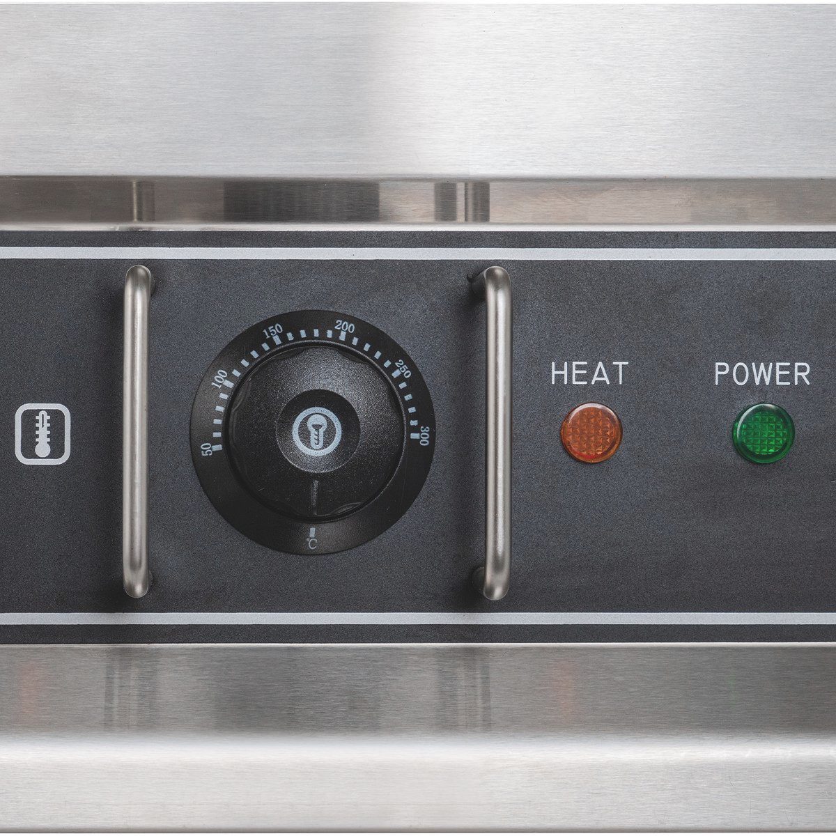 GastroHero Elektrogrill Elektro-Grillplatte 60 x 40 cm, glatt / gerillt - Tischgerät