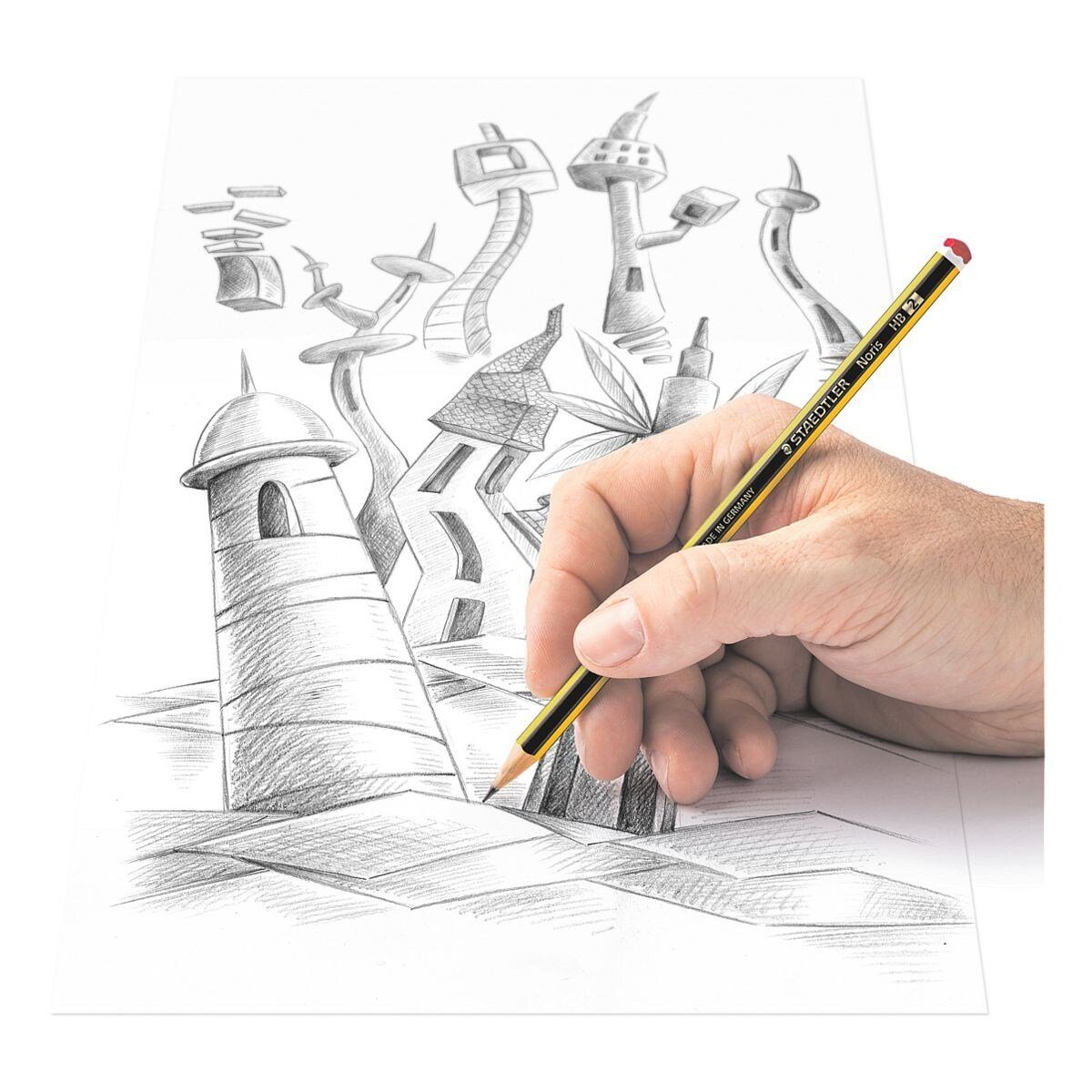 STAEDTLER Bleistift Noris 120, Sechskant