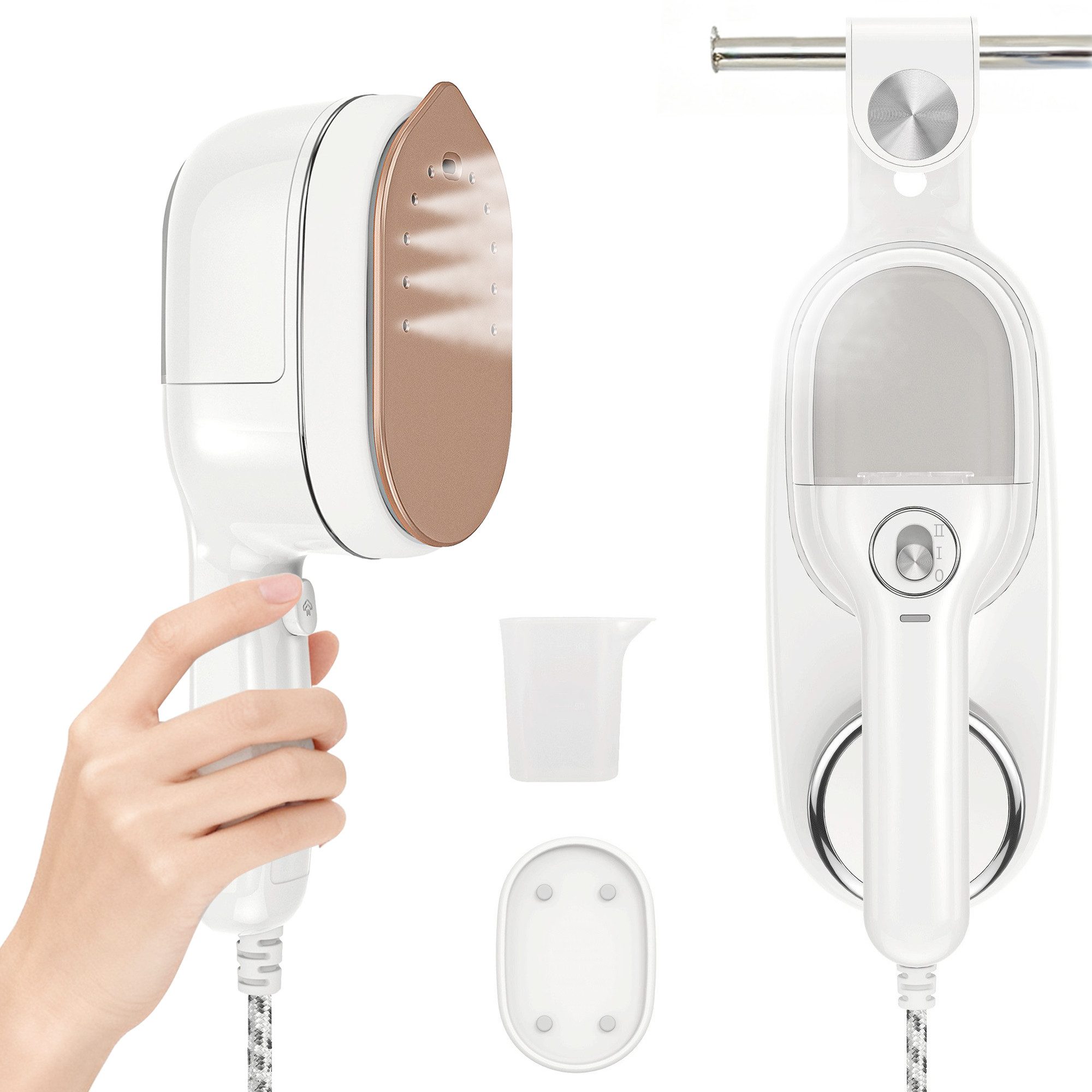 Dampfbürste 2-in-1-Dampfbügeleisen zum Trockenbügeln und Dampfbügeln