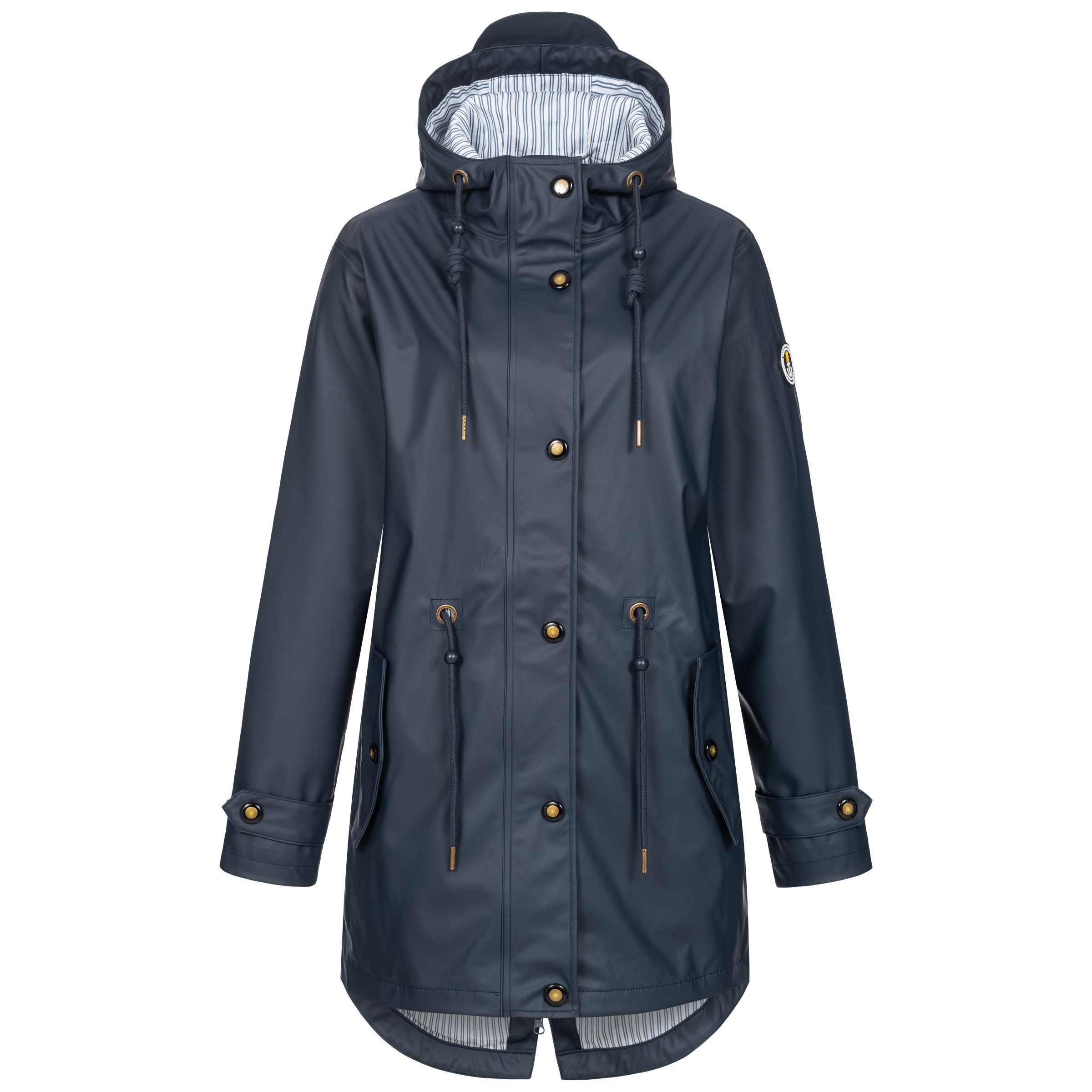 DEPROC Active Regenjacke Friesennerz LOVE navy auch in UNI erhältlich Großen WOMEN PEAK Größen