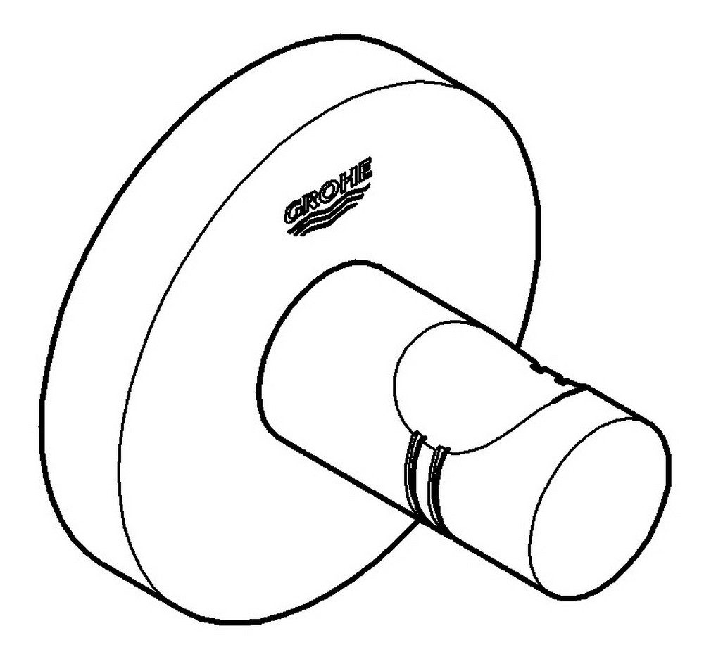 Grohe Handtuchhaken Essentials, Bademantelhaken