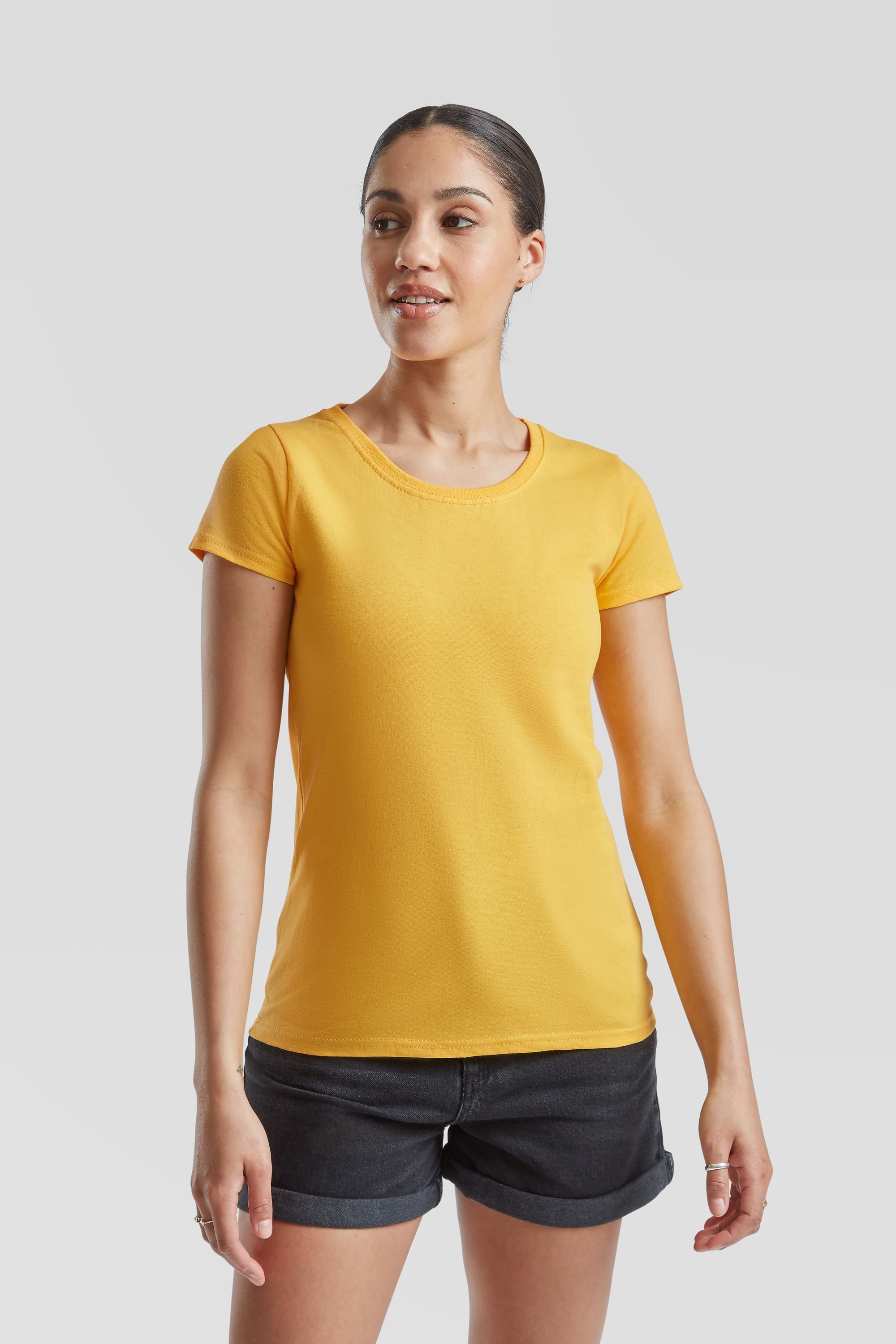 Fruit of the Loom Rundhalsshirt Fruit of the Loom Valueweight T Lady-Fit