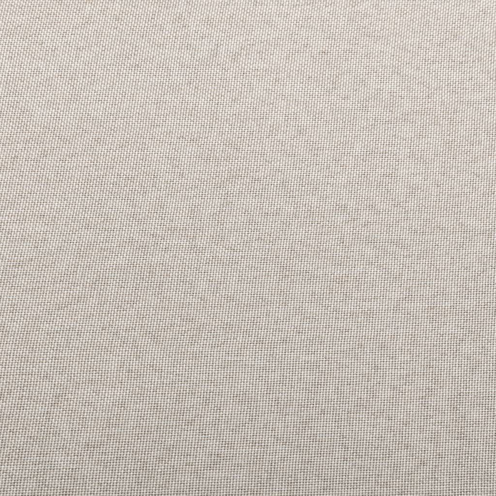 Cremeweiß mit Mittelsofa Stoff Modular Auflage vidaXL Sofa
