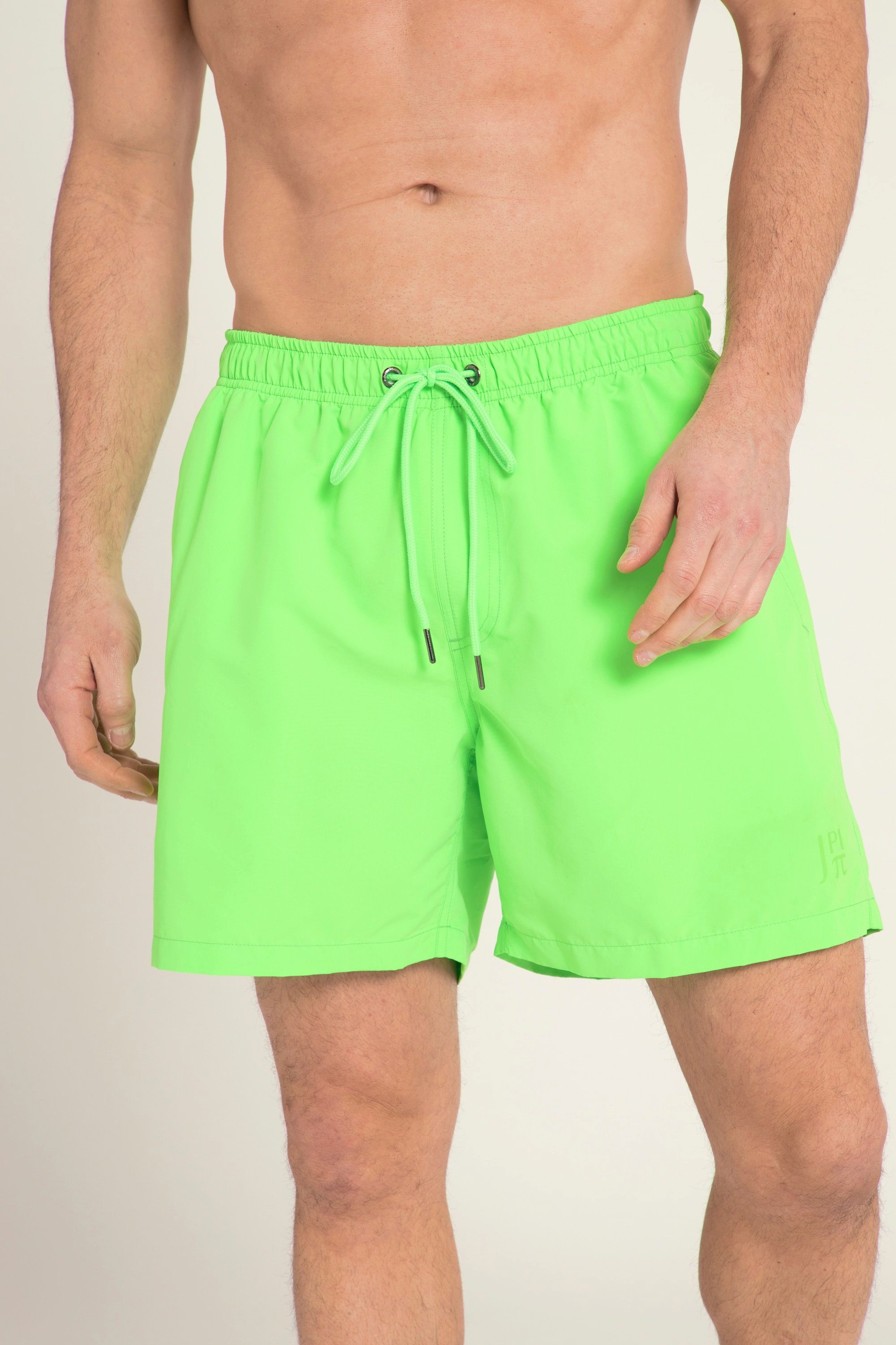 Zipptasche JP1880 grün Elastikbund Beachwear Badehose Badeshorts