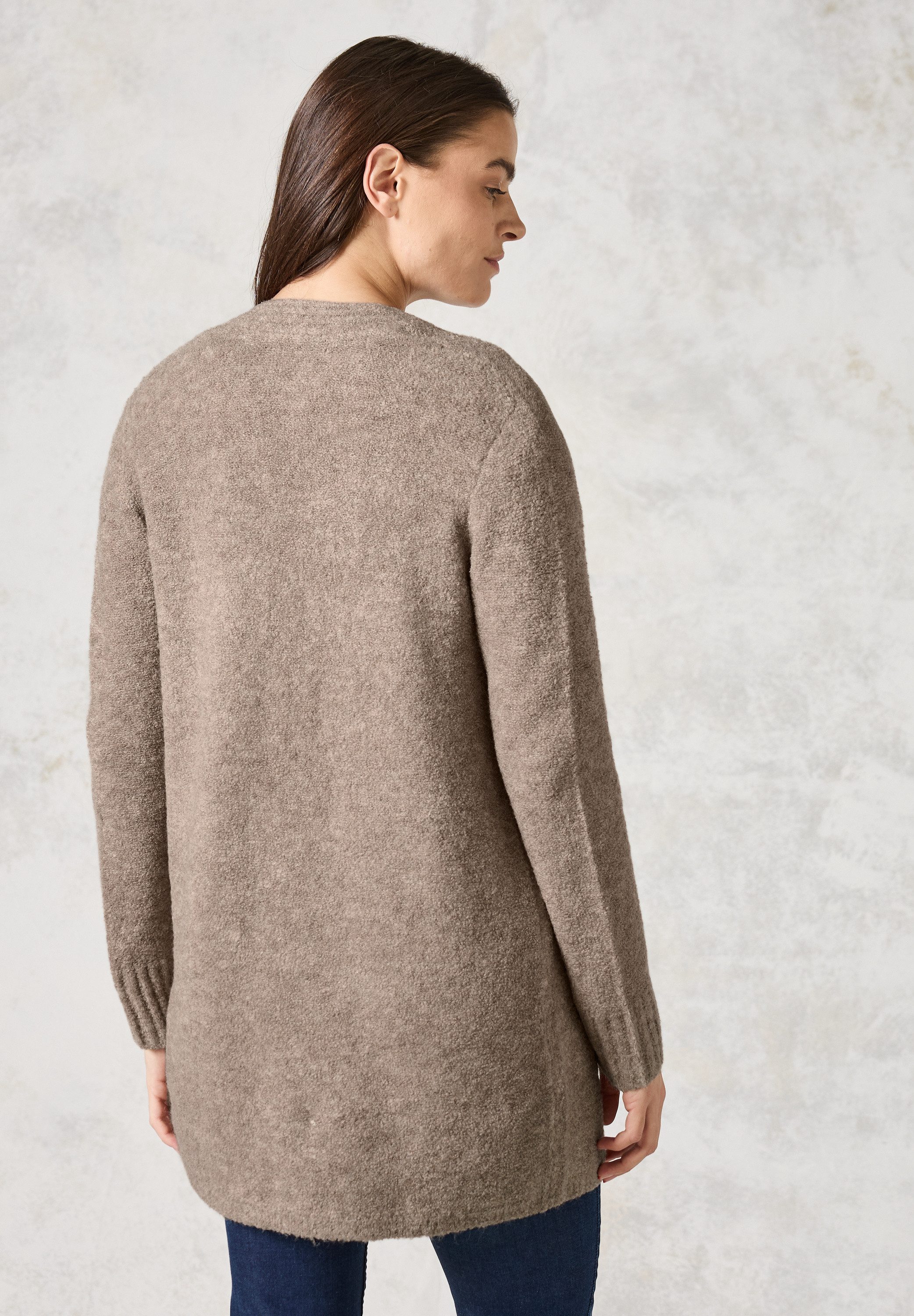 CECIL Longstrickjacke in kuscheliger Bouclé-Qualität günstig online kaufen