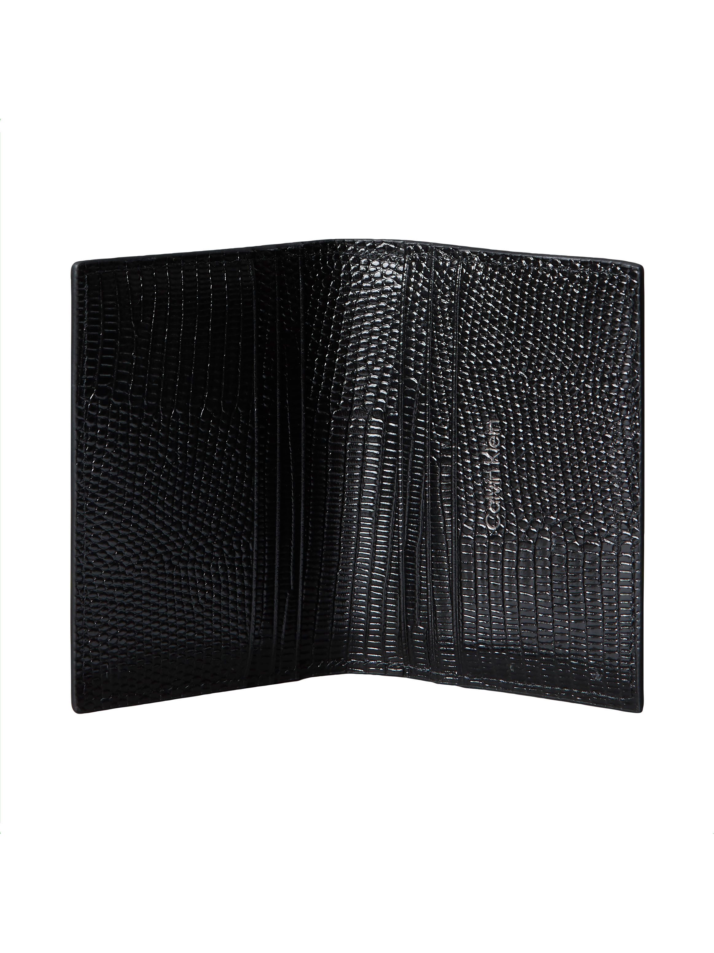 Calvin Klein Geldbörse FOIL EMBOSS EW BILLFOLD W COIN, Unisex Geldbeutel, Portemonnaie mit Logoschriftzug