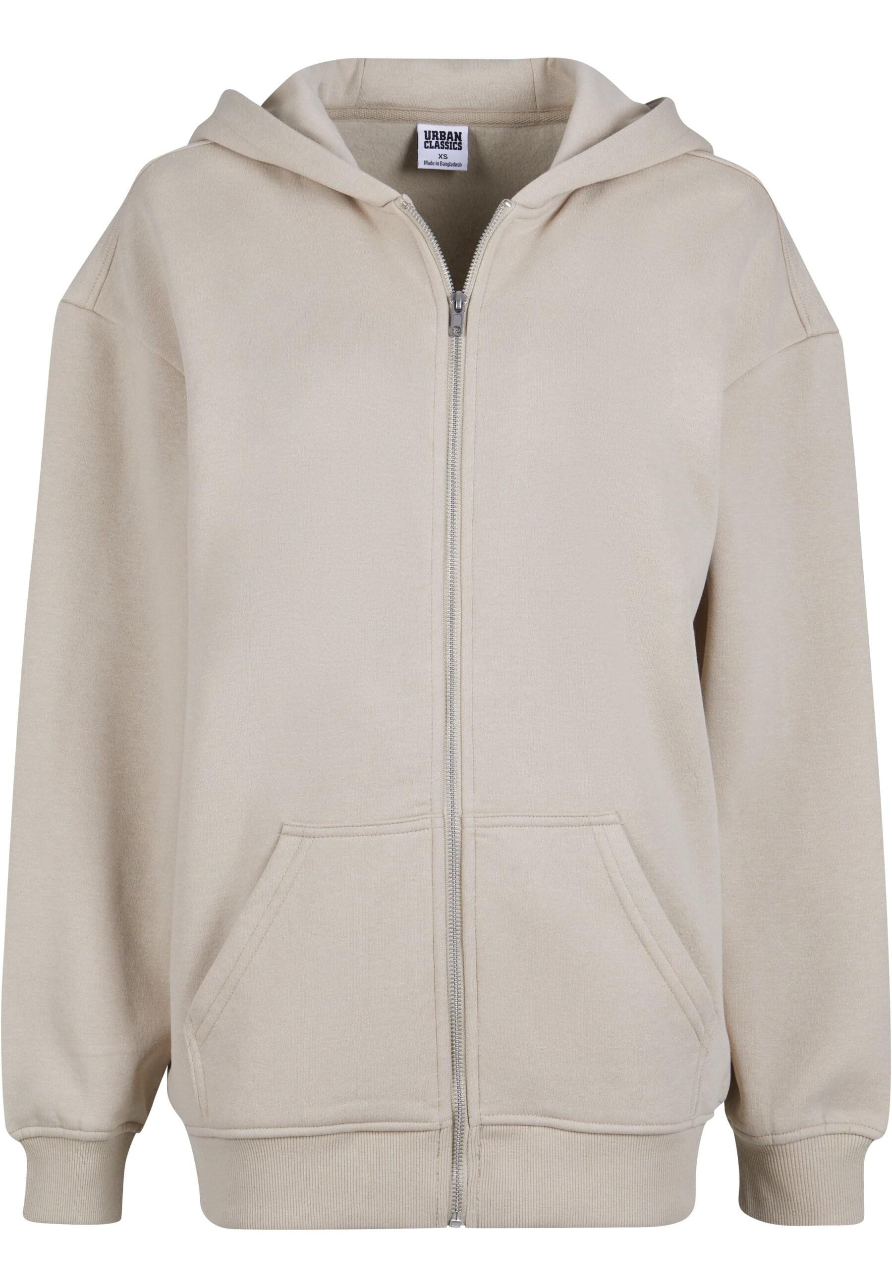 URBAN CLASSICS Sweatjacke Urban Classics Damen Ladies Oversized Zip Hoody (1-tlg)