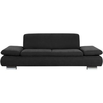 58 aufm Kessel Sofa Sofa 2,5-Sitzer Kaye Bezug Veloursstoff Metallfuß, Sparpreis inkl. Kostenlosem Versand 1 Teile, verstellbare Funktionsarmteile,hochwertig verarbeitet,bequemer Sitz