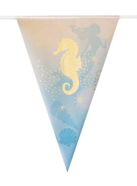 Boland Hängedekoration Meerjungfrau Wimpelkette 4 m, Macht Deine Feier märchenhaft: Partydeko für Mermaids und Nixen!