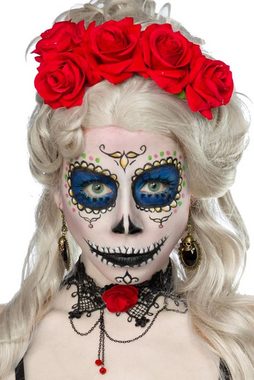 Mask Paradise Zombie-Kostüm Day of the Dead Kostüm: Skull Senorita Skelett Karneval Halloween