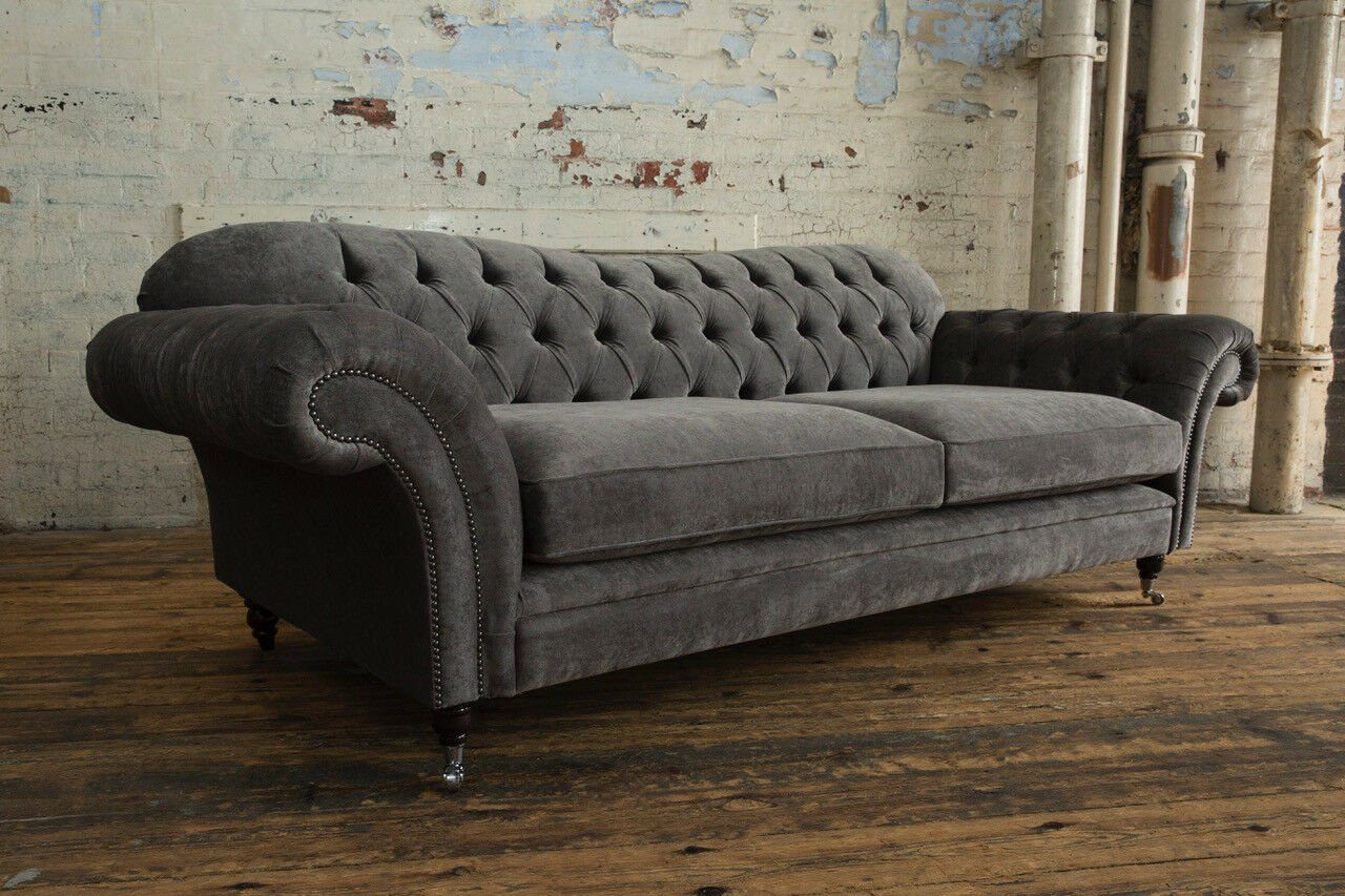 Design Chesterfield-Sofa, JVmoebel 240 Sofa 4 Chesterfield Sofa Sitzer cm Couch