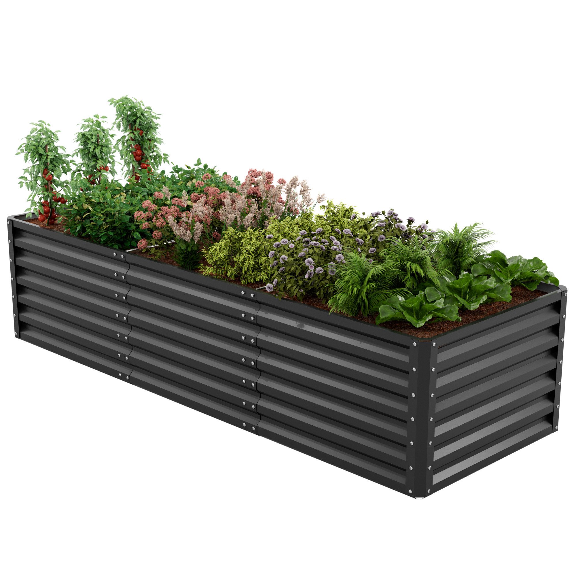 UDPATIO Hochbeet Hochbeet Metall, Pflanzkasten Hochbeete, günstig online kaufen