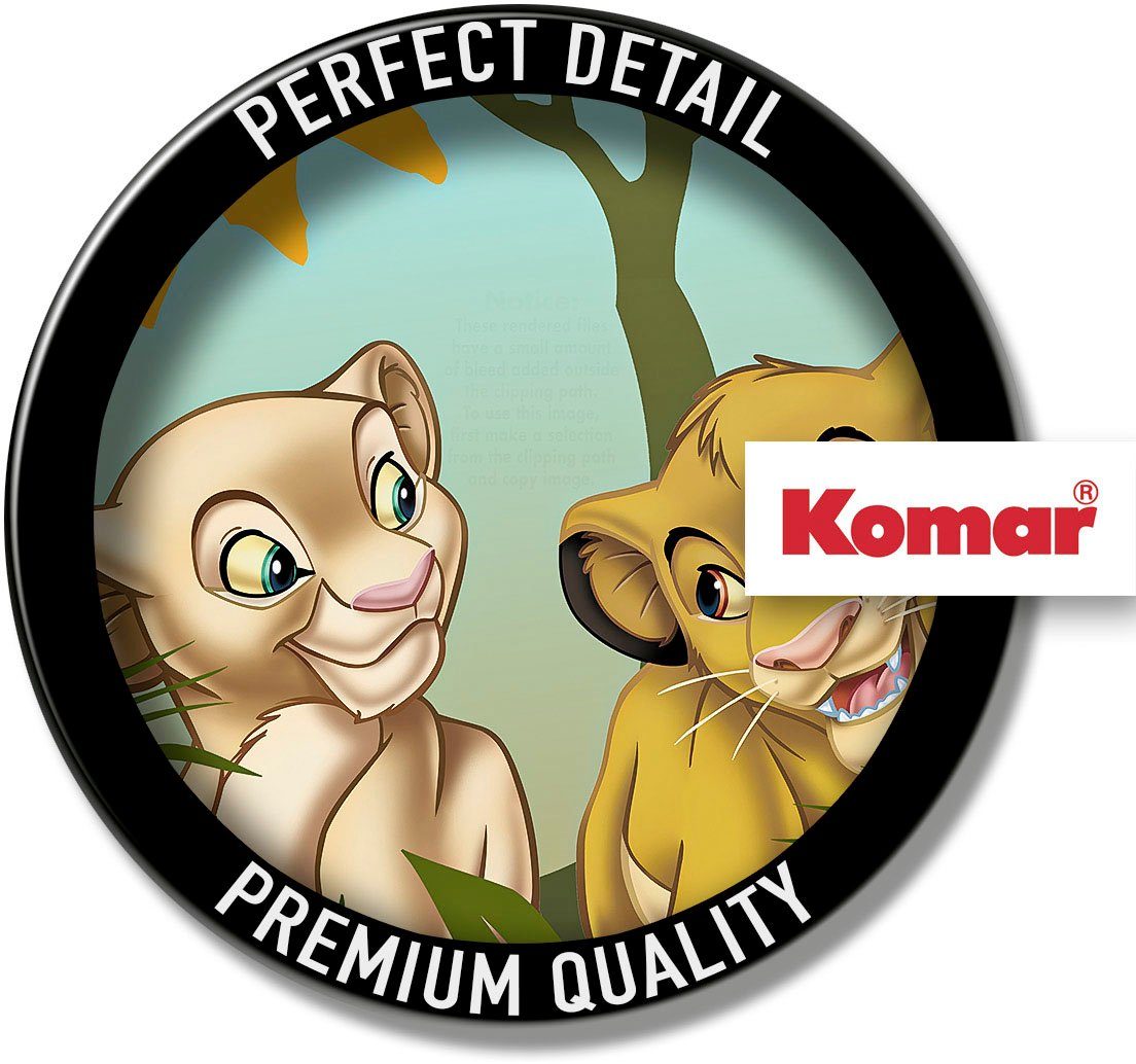 Komar Bild Lion King Urembo Meadows, Disney (1 St), Wandbild zur Dekoration im Kinderzimmer - ohne Rahmen