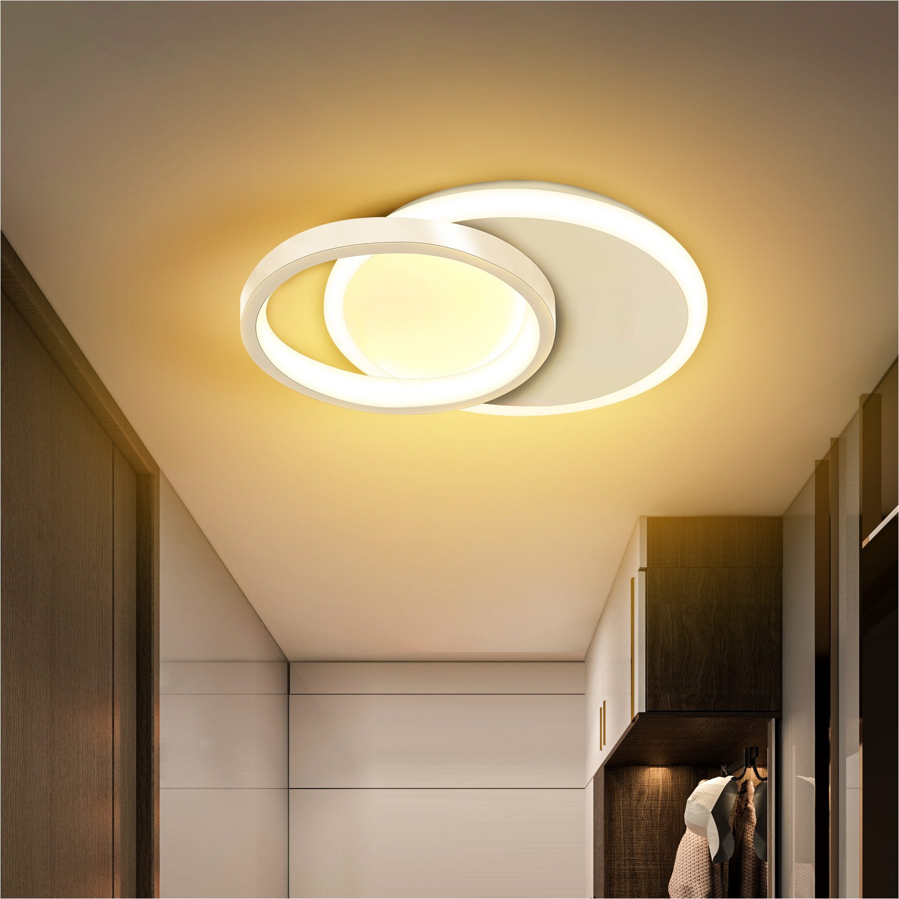 Senmudi Deckenleuchte LED Deckenleuchte Wohnzimmer Schlafzimmer günstig online kaufen