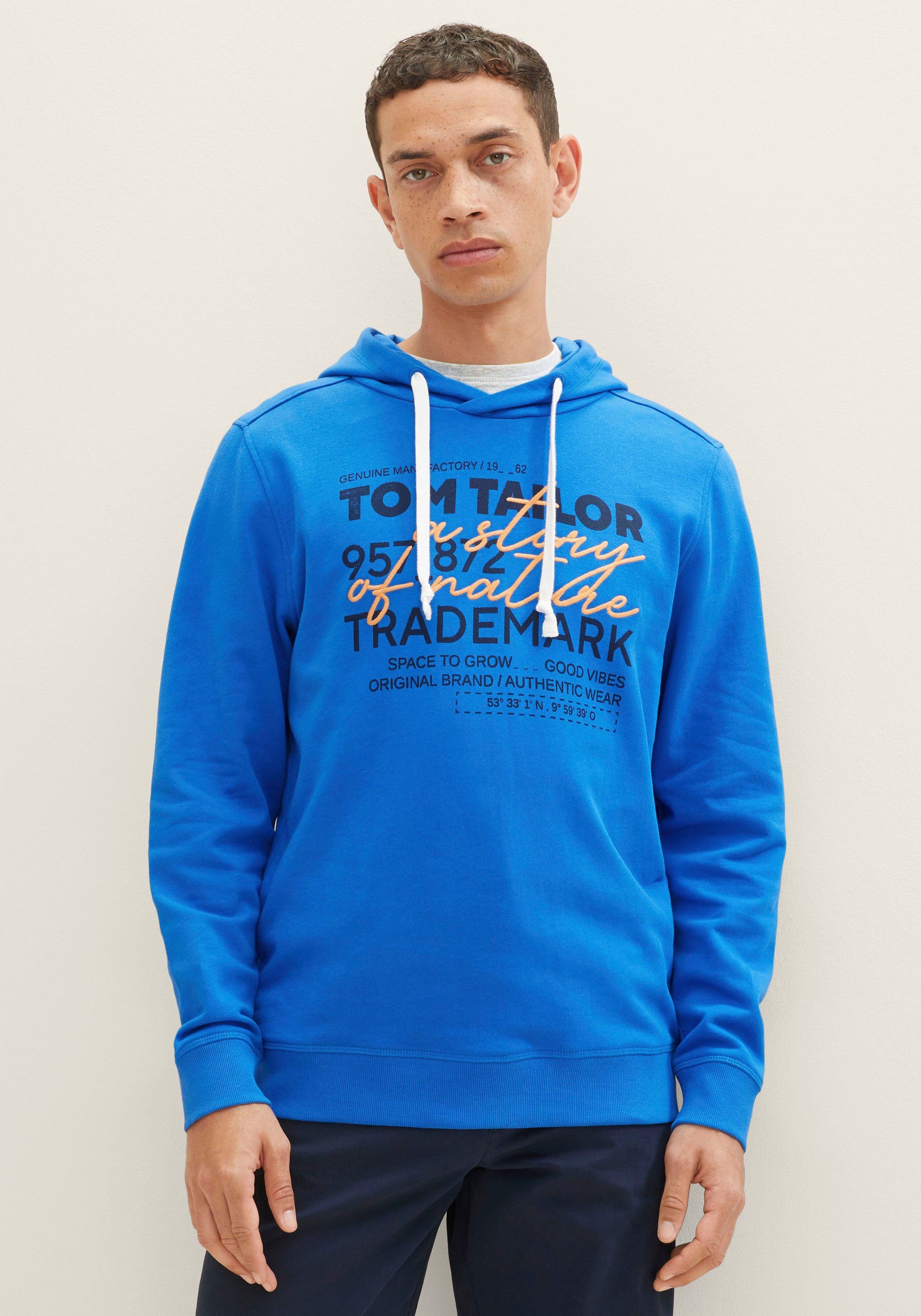 TOM TAILOR Kapuzensweatshirt mit lässigem Frontprint günstig online kaufen