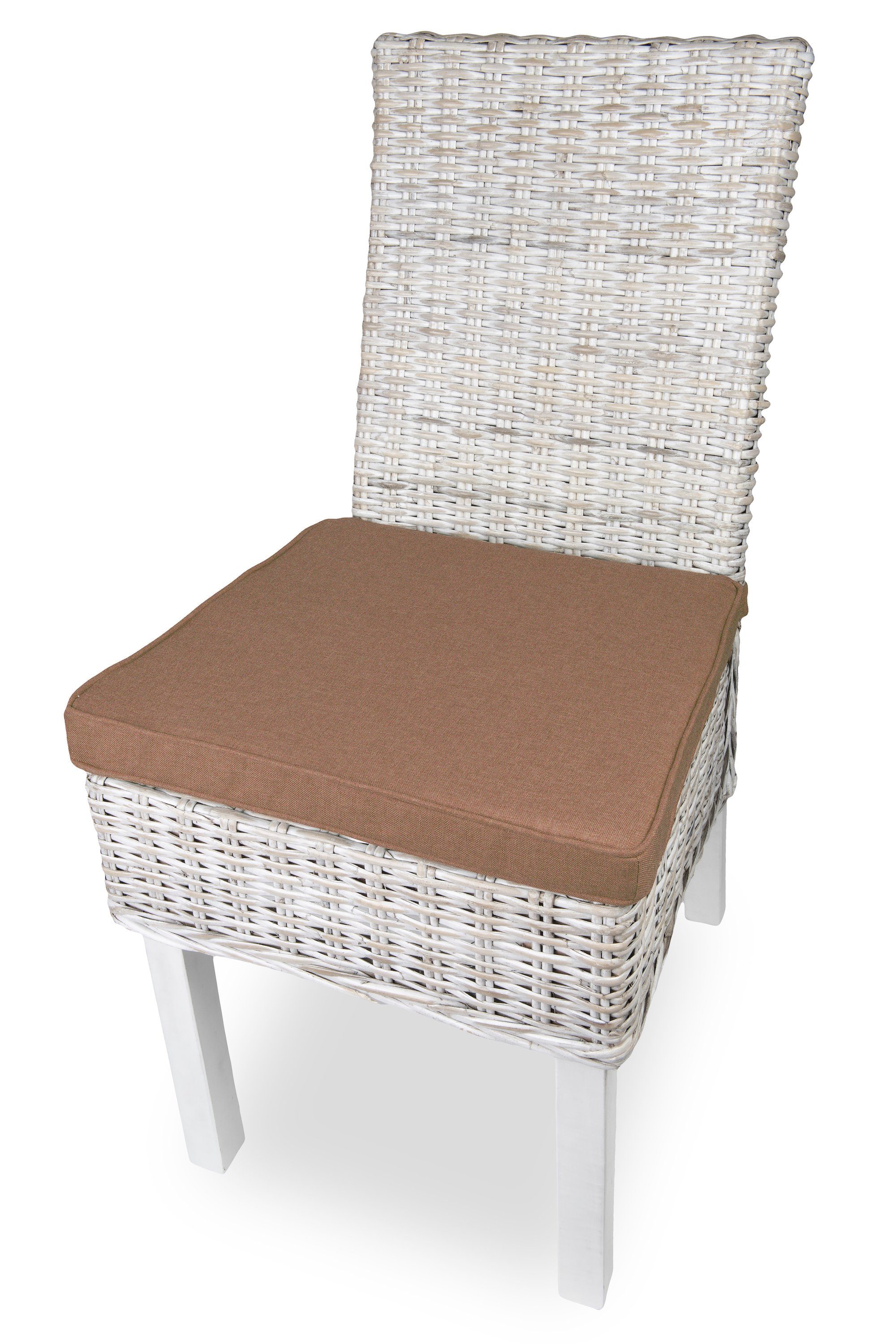 sunnypillow Stuhlkissen 4er Set Stuhlkissen 40 x 45 x 5cm