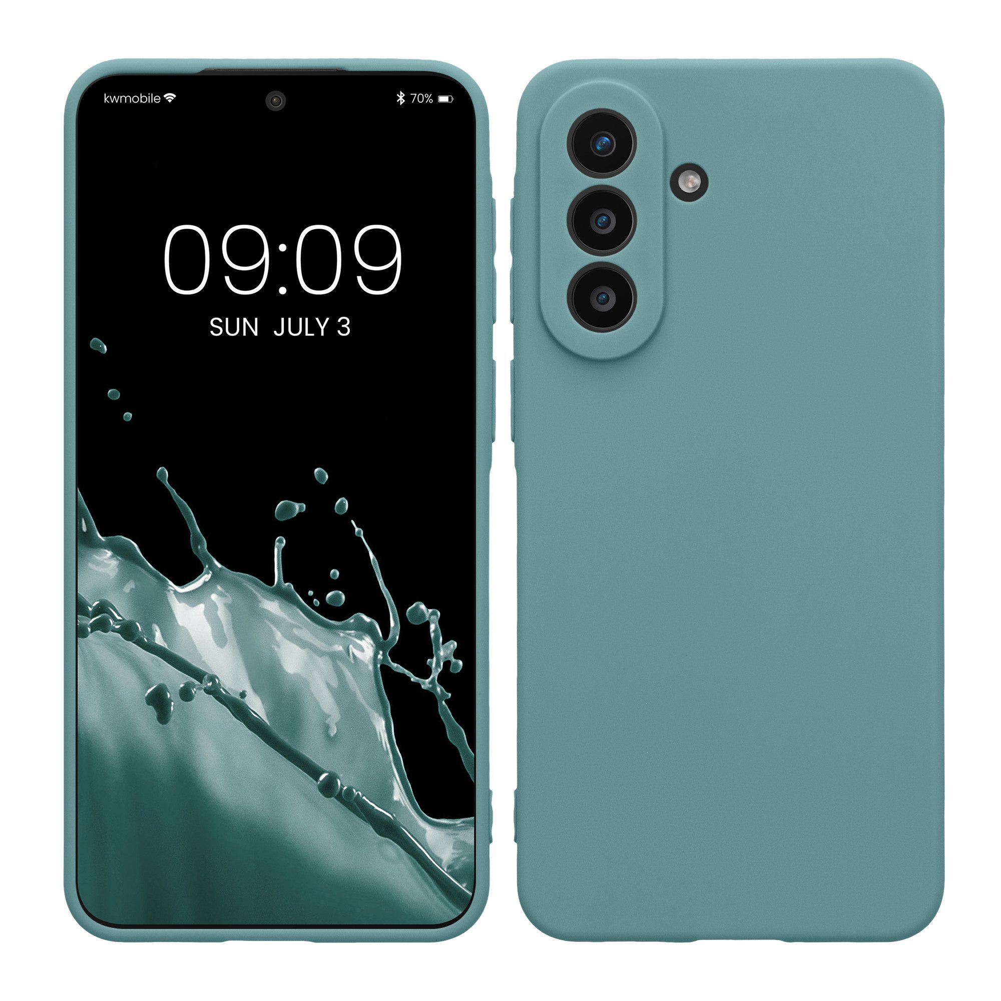 kwmobile Smartphone-Hülle Handyhülle für Samsung Galaxy A57 5G Hülle, Weiches Handy Silikon Case - Schutzhülle Cover