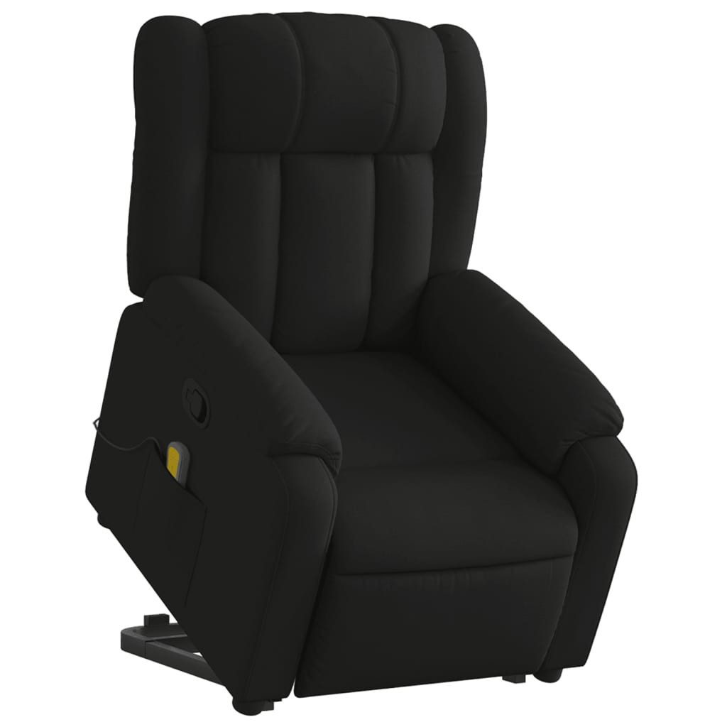 vidaXL Sessel Massagesessel mit Aufstehhilfe Schwarz günstig online kaufen