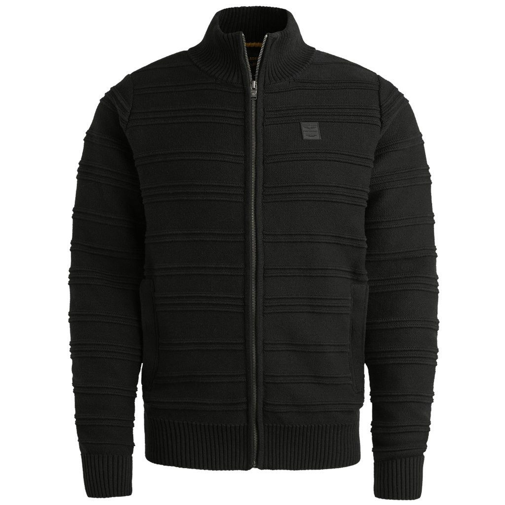 PME LEGEND Strickjacke Zip jacket cotton structure knit