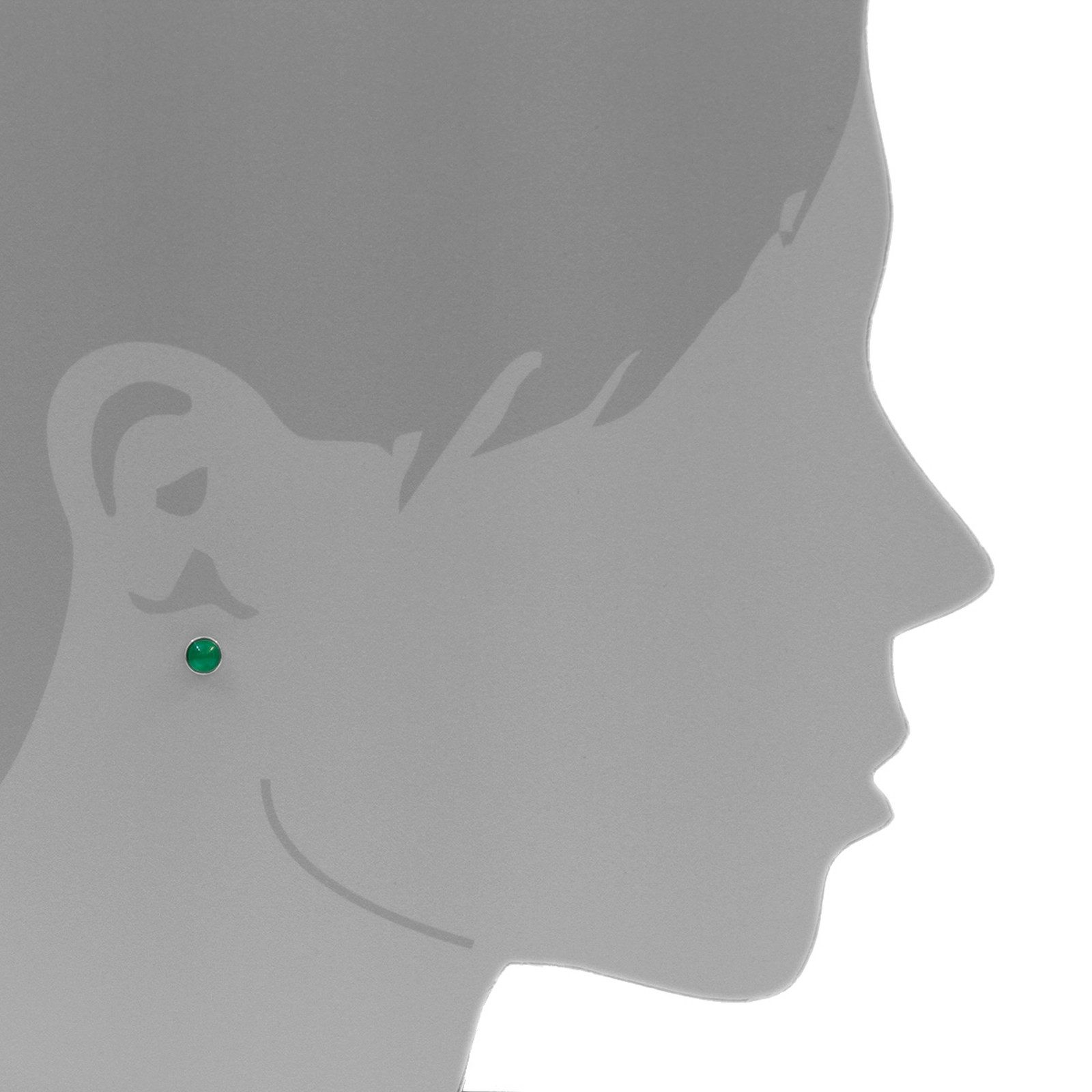 OSTSEE-SCHMUCK Paar Ohrstecker Ostsee-Schmuck Ohrstecker Classic 6 mm Ohrstecker Classic 6 mm (2-tlg)