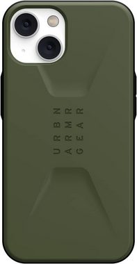 UAG Handyhülle Civilian, [Apple iPhone 14 Plus Hülle, Wireless Charging kompatibles Cover, Sturzfeste Handyhülle, Displayschutz durch erhöhten Rand] olive