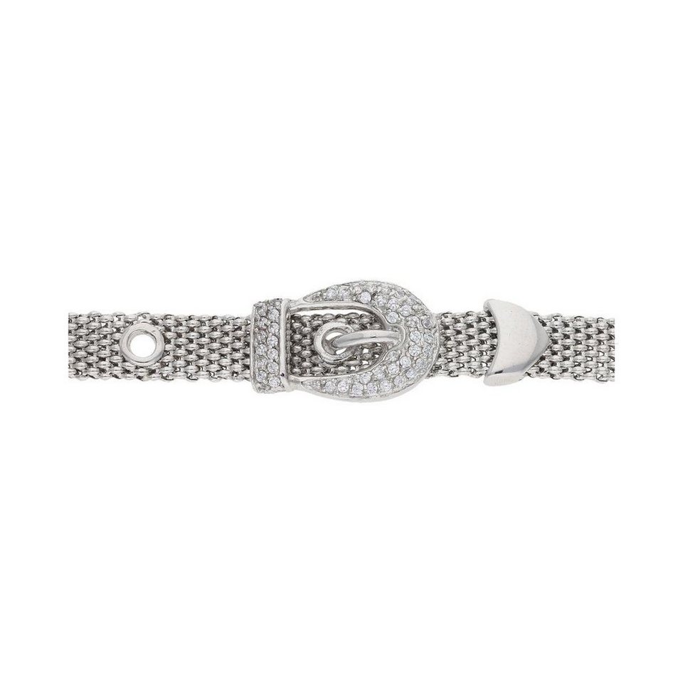 JuwelmaLux Armband JuwelmaLux Armband 925/000 Sterling Silber mit synth  Zirkonia JL15-03- (kein Set, 1-tlg., kein Set)