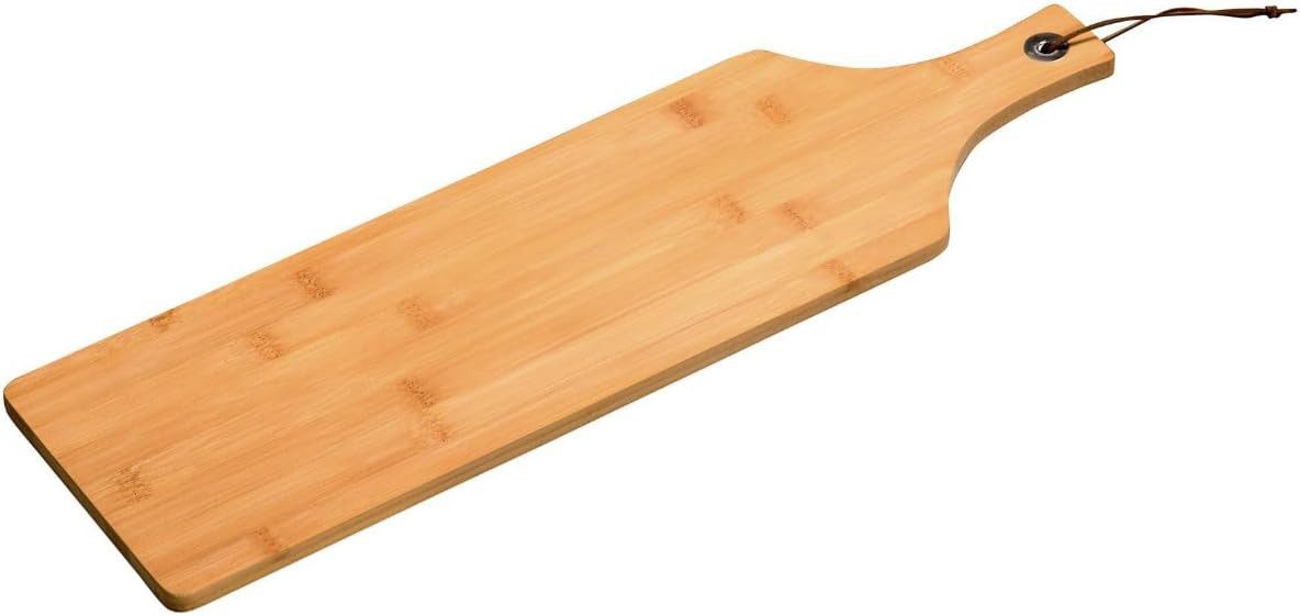 KESPER® Servierbrett Schneide- u. Servierbrett aus Bambus mit Griff und Schlaufe, (1-St)