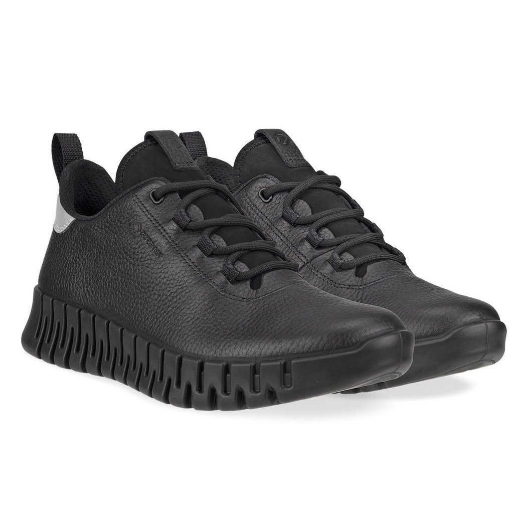 Ecco Gruuv Lea GTX (ECCO-Leder) schwarz Damen Sneaker günstig online kaufen