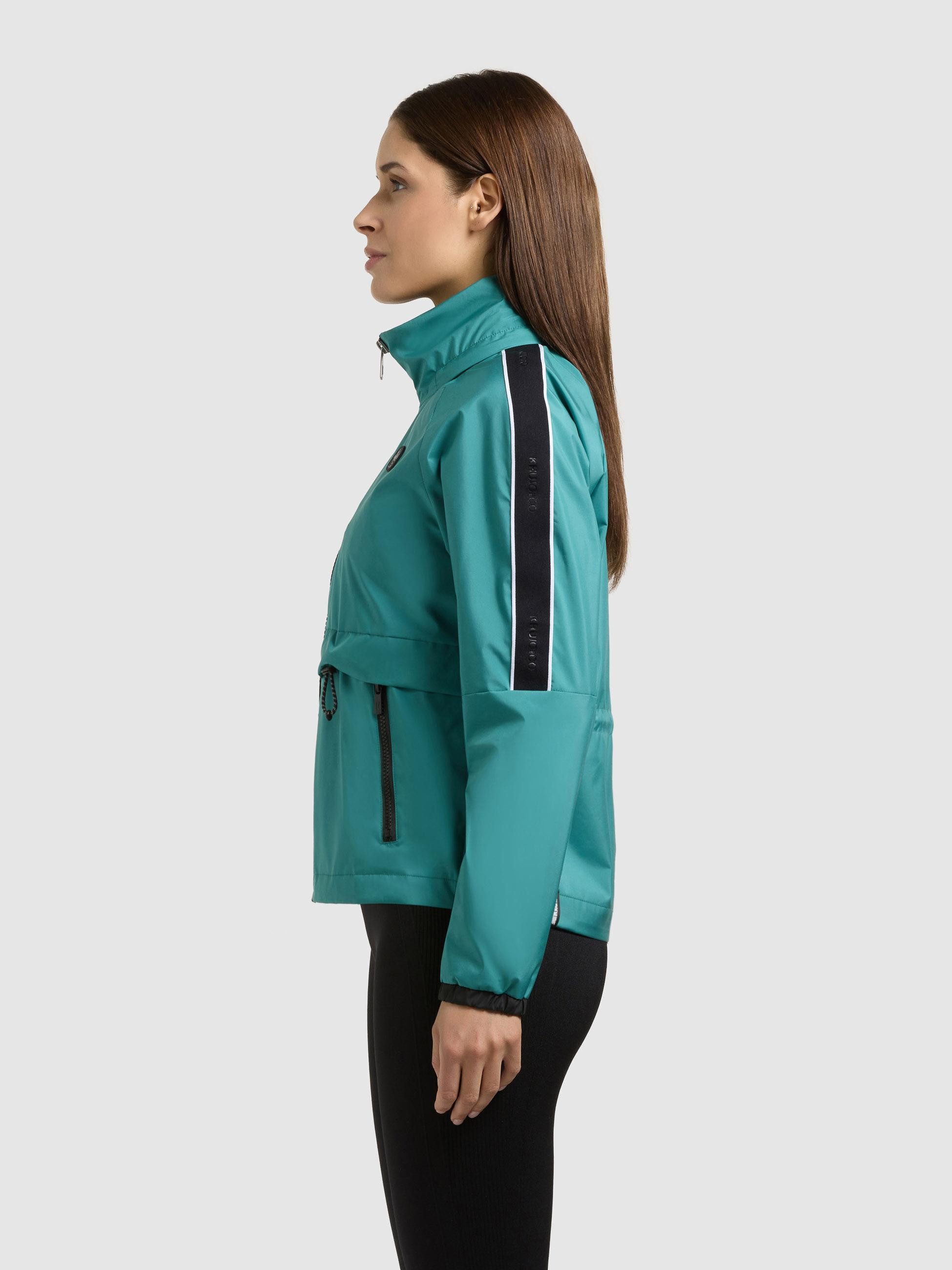khujo Windbreaker Olia Übergangsjacke mit im Kragen verstaubarer Kapuze
