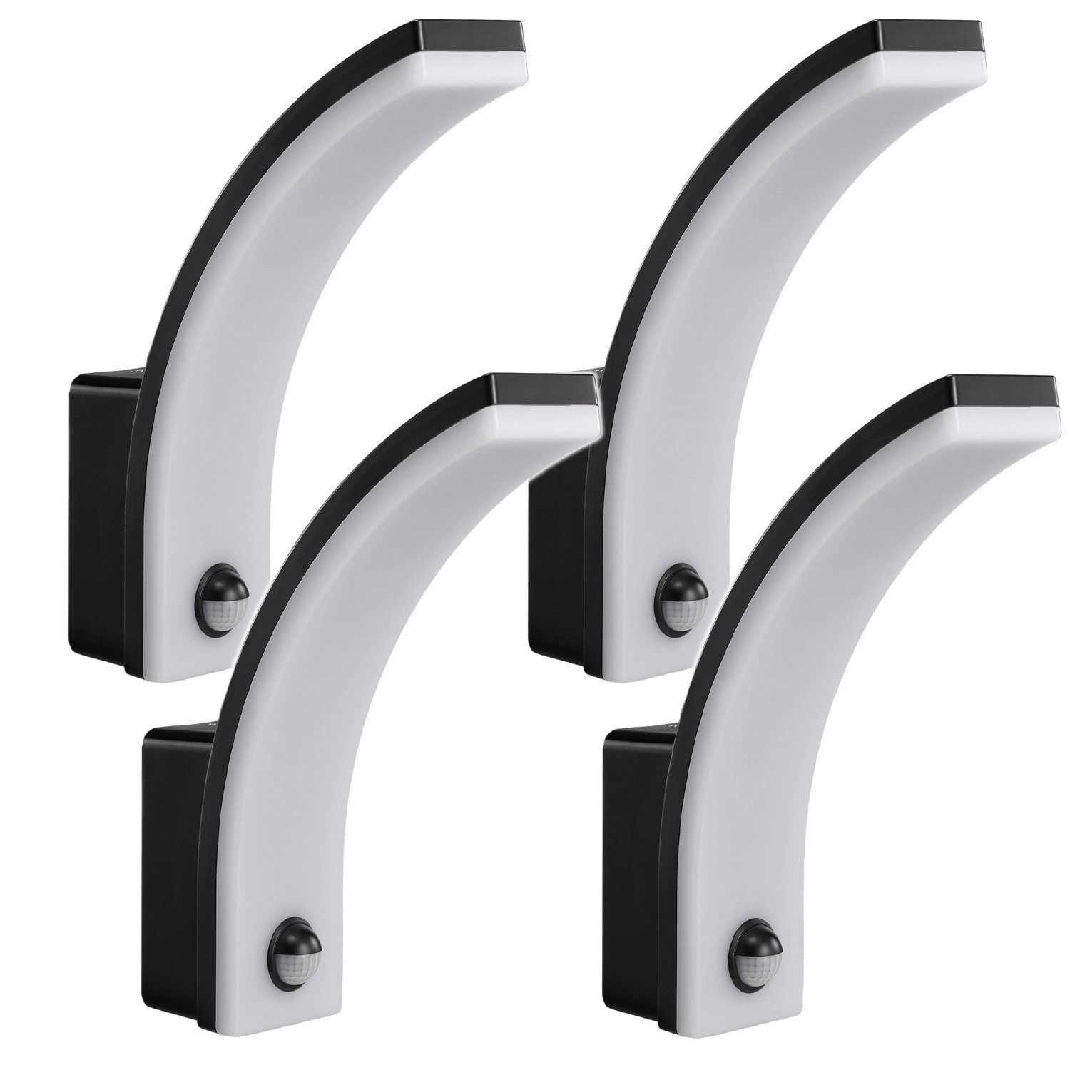 Maclean LED Außen-Wandleuchte MCE512, neutralweiß, LED-Dämmerungssensorlamp günstig online kaufen