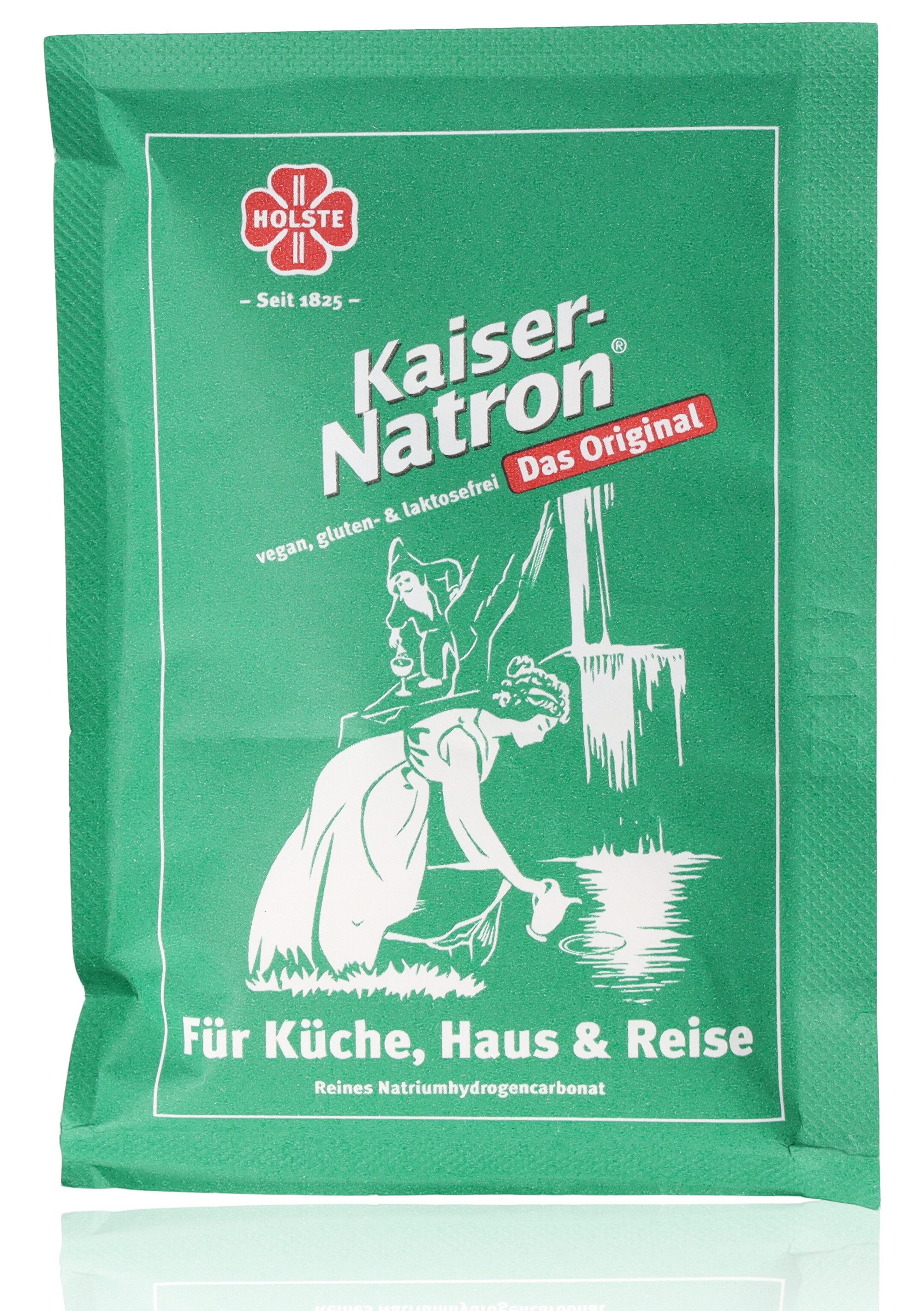 Arnold Holste Wwe. GmbH & Co. KG Holste Kaiser Natron zum Backen & Putzen 50g Waschsoda (vegan, laktose- & glutenfrei, [- Vielseitig einsetzbar Reines Natrium­hydrogen­carbonat in Lebensmittelqualität)