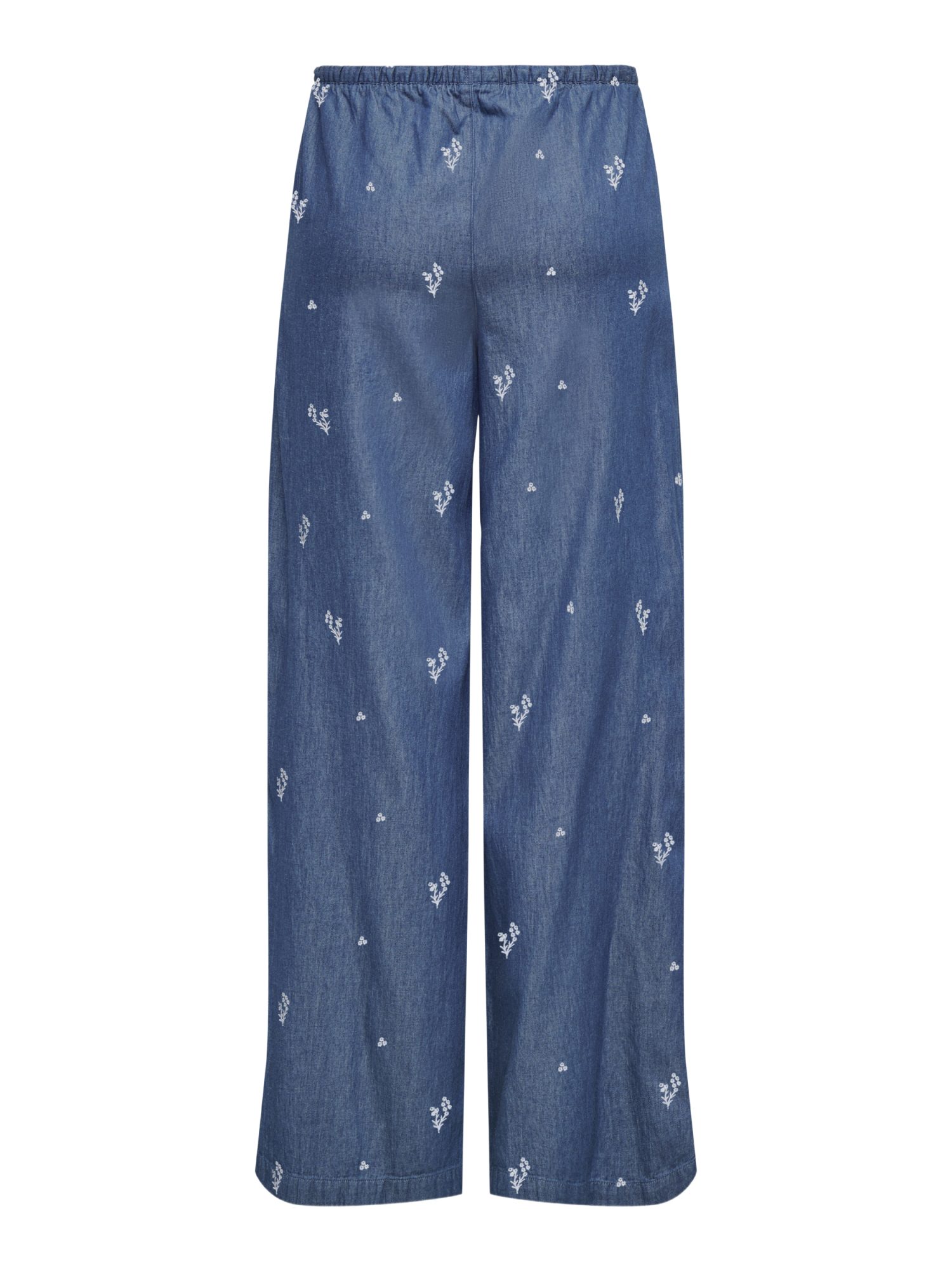 JDY Stoffhose 2026 2_SPRING2 blau, Casual, Baumwolle, Strukturiert, Regular Fit