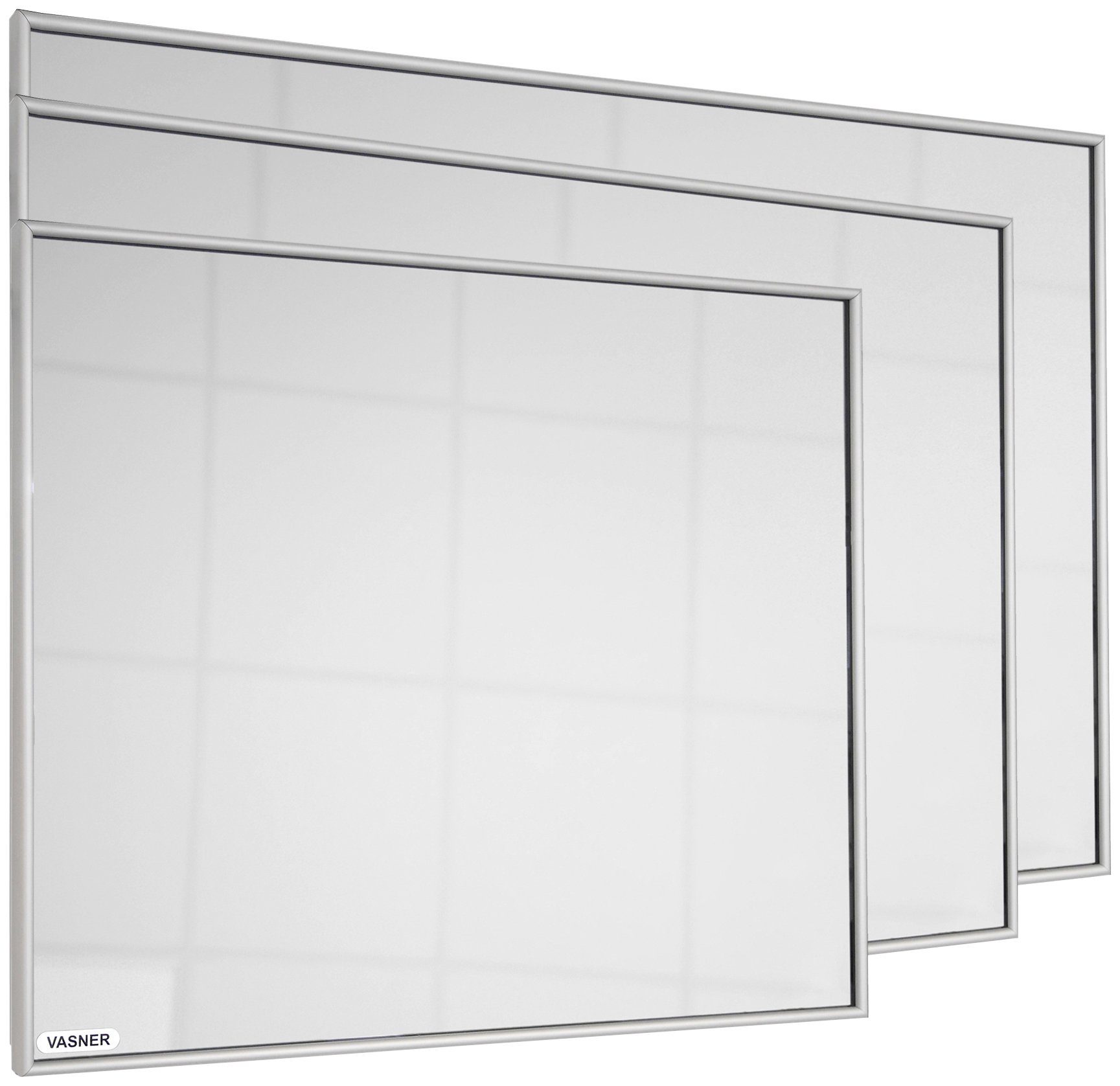 Vasner Infrarotheizung Zipris S mit 900, W, Aluminium-Rahmen 900 Spiegelheizung