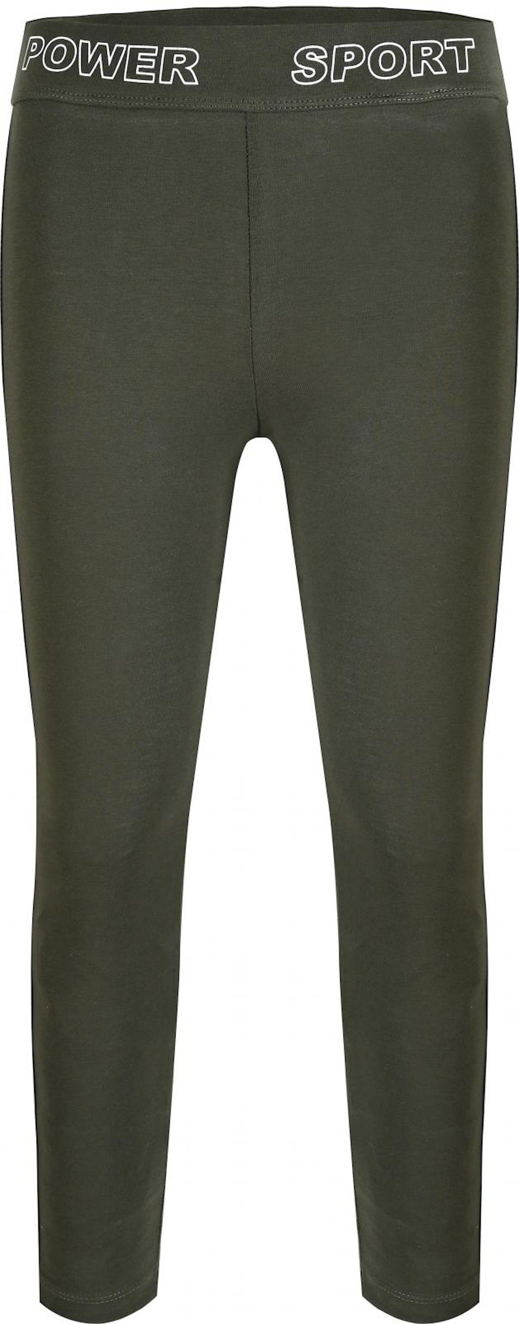 BLUE EFFECT Leggings blue effect girls power Sport Leggings Hose dunkelgrün (1-tlg., kein Set)