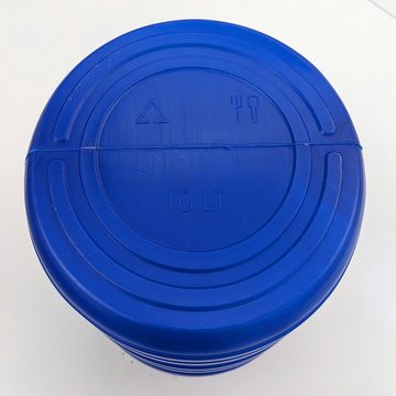 Plasteo Regentonne Weithalsfass Lebensmittelecht BPA-Frei Sauerkrautfass, 10 l, BPA-Frei
