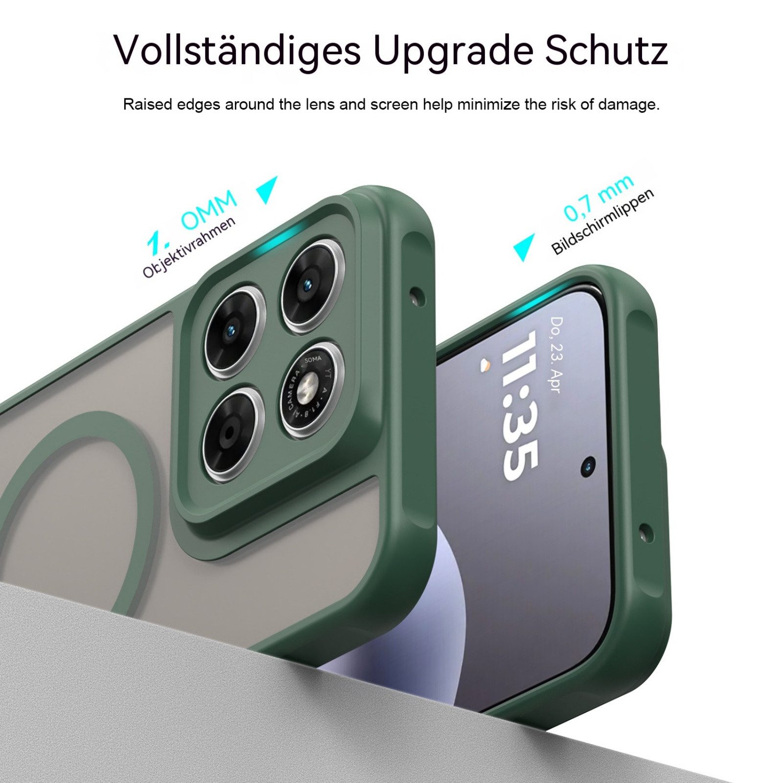 betterfon Handyhülle für Motorola Modelle,Magsafe Hülle Magnet Case, Magnetisches Laden, kompatibel mit kabellosem Ladezubehör – Bild 3 von 5