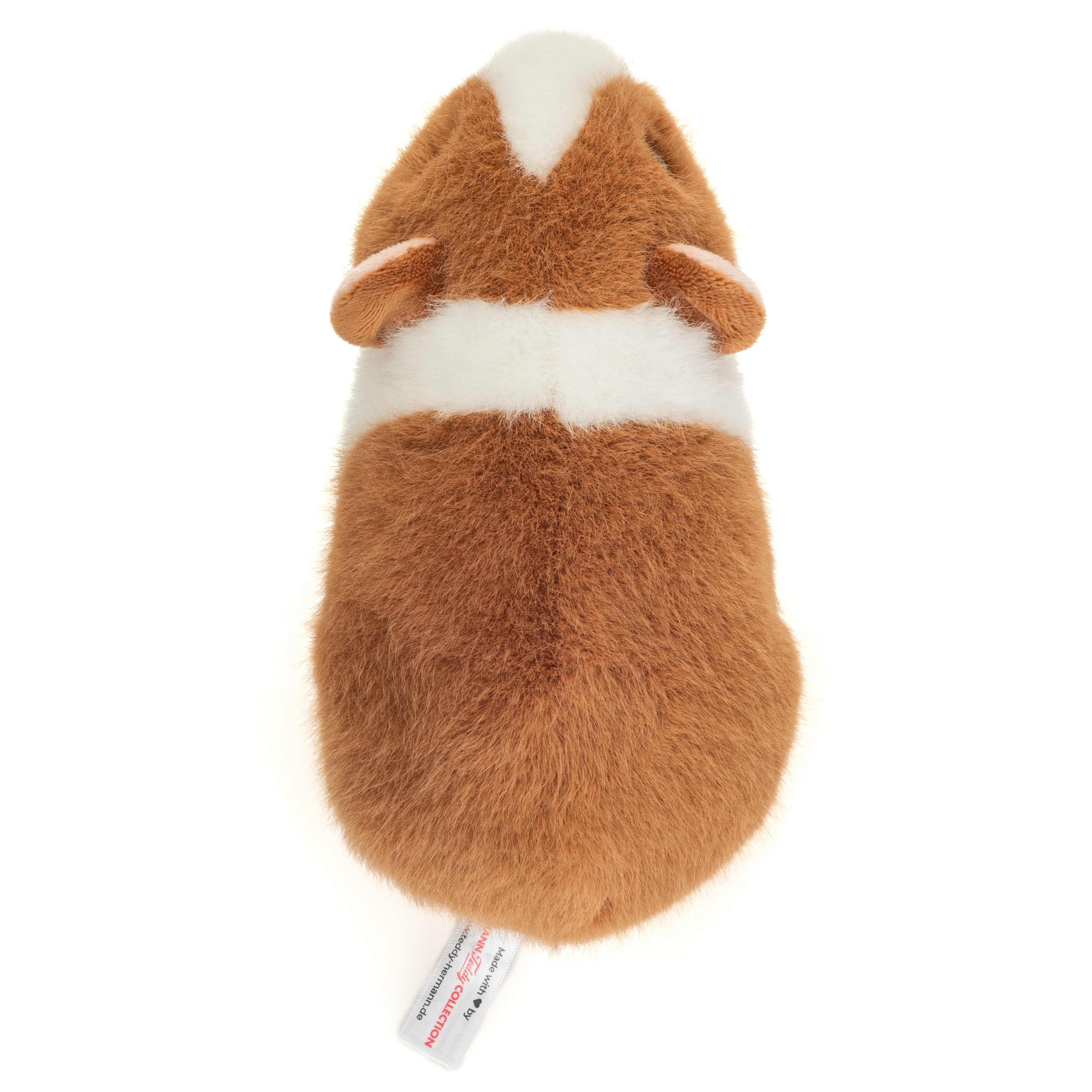 Teddy Hermann® Kuscheltier Meerschweinchen, hellbraun-weiß, 19 cm, zum Teil aus recyceltem Material