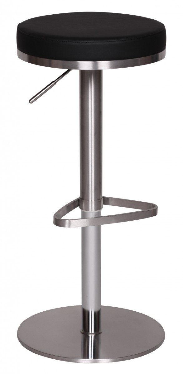 moebelfaktor Barhocker Bjerka, Metall, rund, Ø 38 cm, höhenverstellbar, Tresenhocker