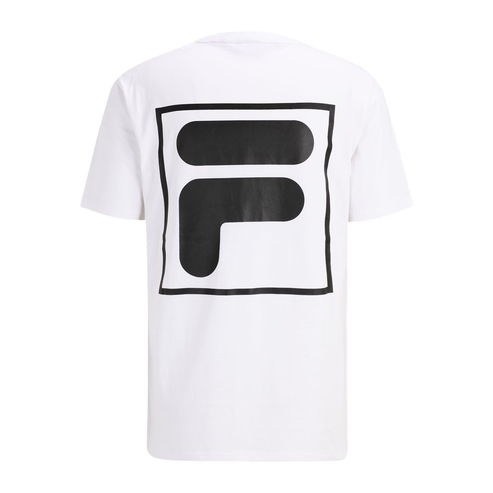 T-Shirt 10001 Borne & auf Print Fila Vorder- Rückseite mit white