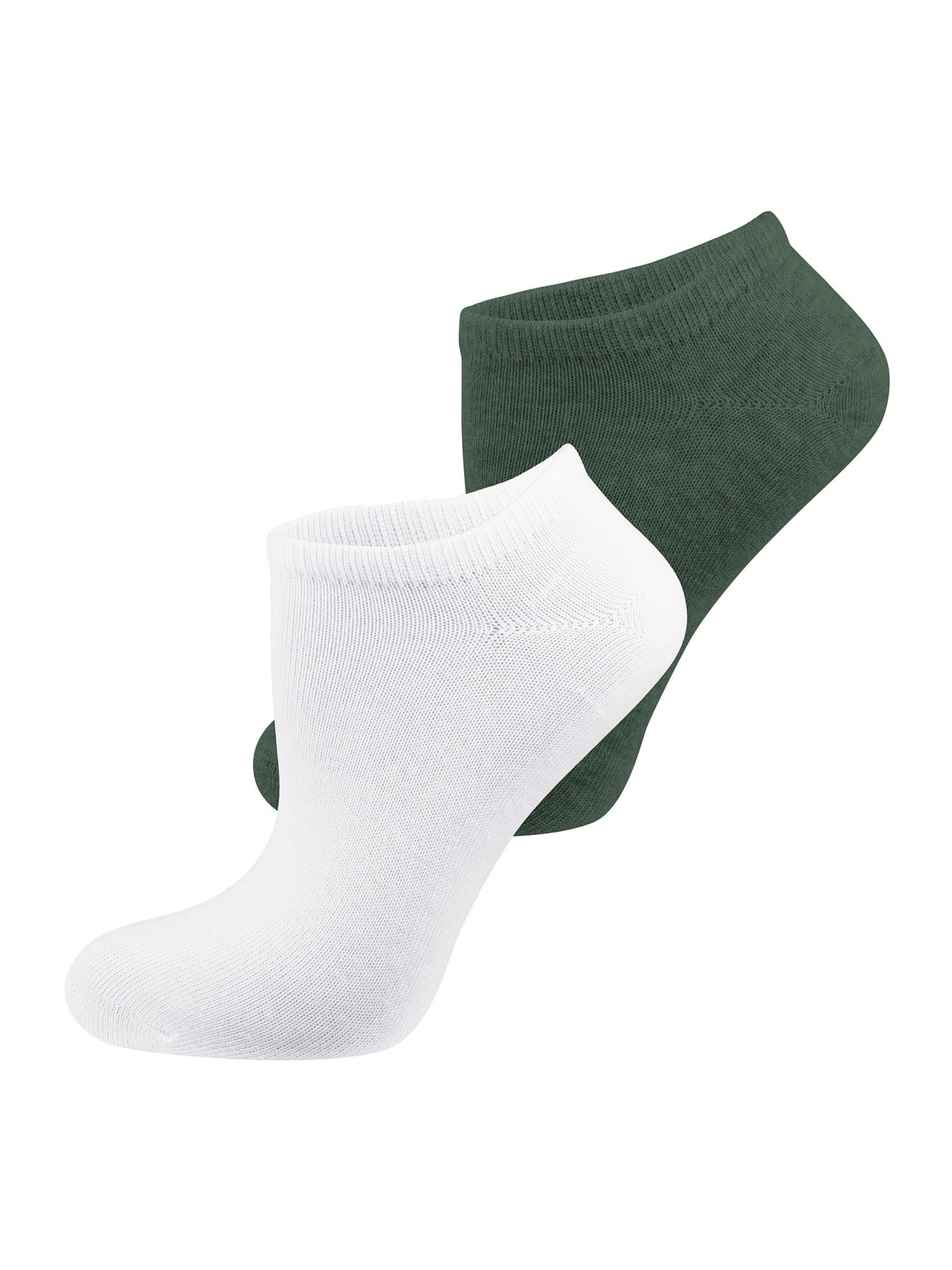 Nur Die Sneakersocken Baumwolle (2-Paar) Sneaker Socken, Kurzsocken, Füßlinge