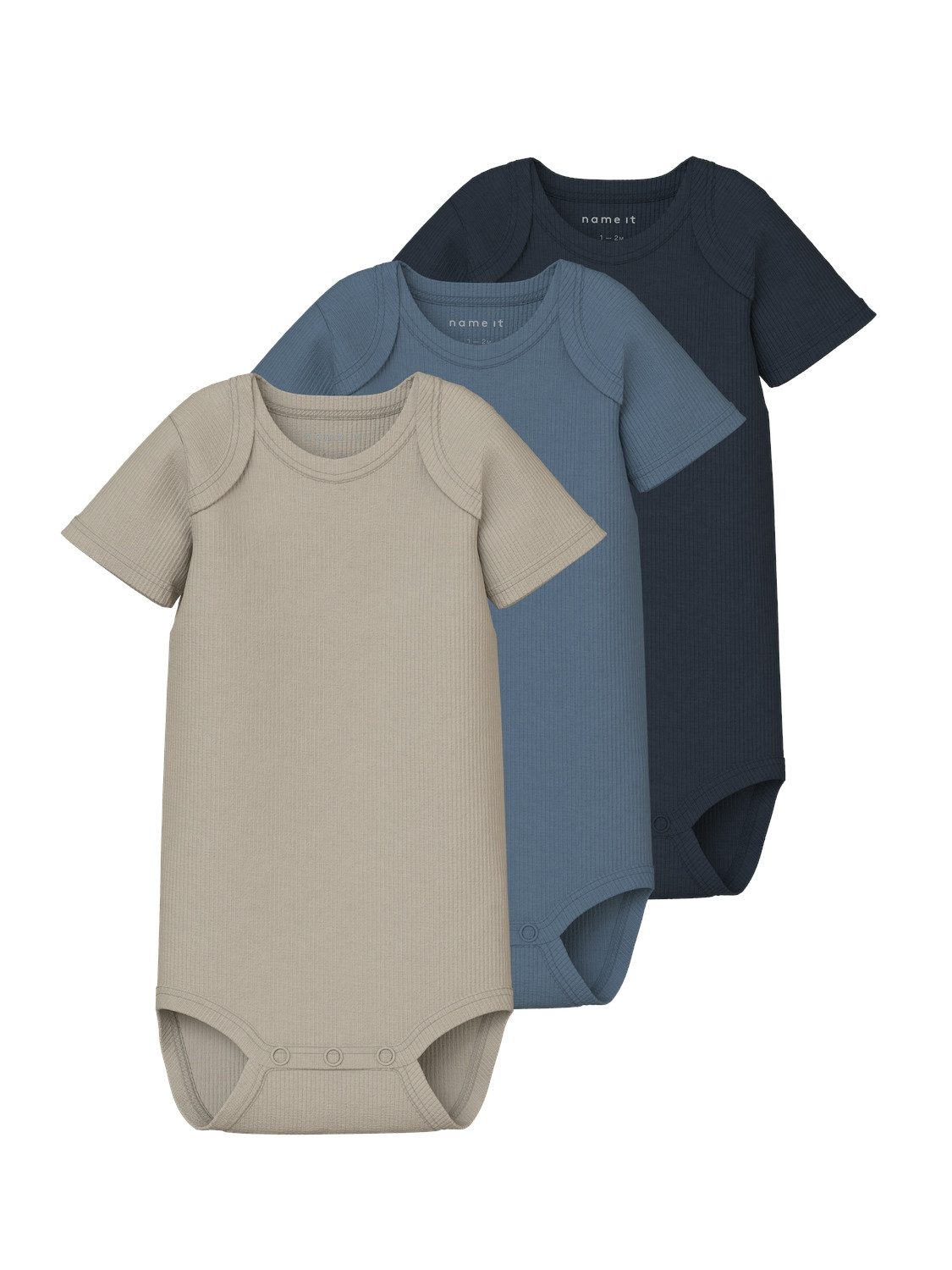 Kurzarmbody NBNBODY 3P SS SOLID RIB NOOS