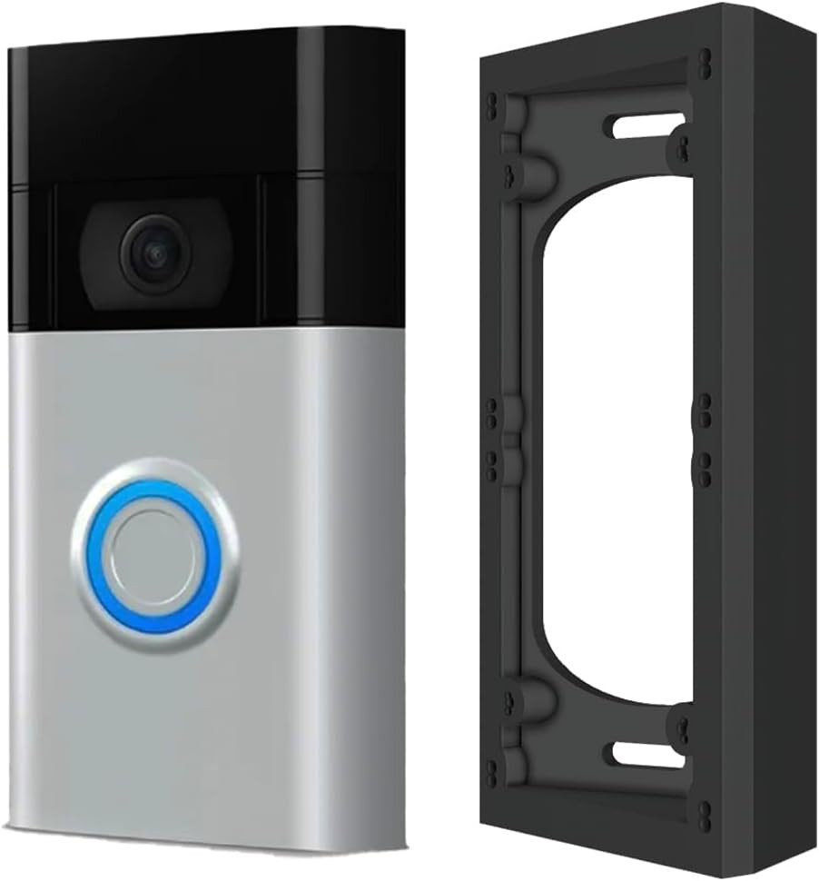 MHT-3D Wandhalter MHT 3D 20° Keilhalterung für Ring Doorbell- Ring 1/2/3/3+/4 li/re, (1-St)