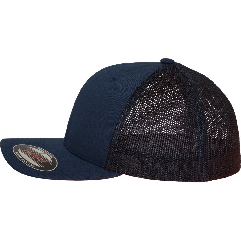 Flexfit Cap Cap L-XL navy Mesh Flexfit-Technologie (Packung) - - Trucker Trucker