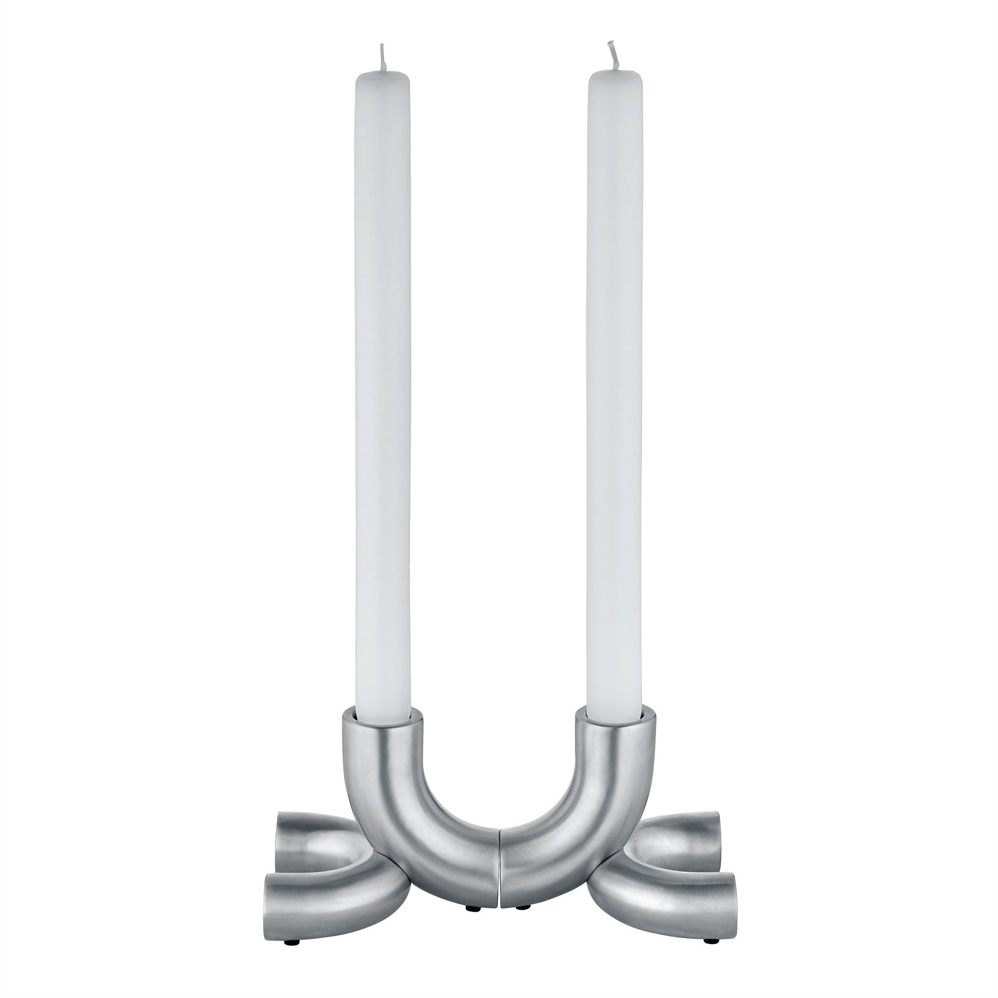 blomus Kerzenhalter -DOODLE- Kerzenständer, Teelichthalter: Modernes Design (1x Kerzenhalter), modular, Skulptur-Charakter, grafische Form & endlos