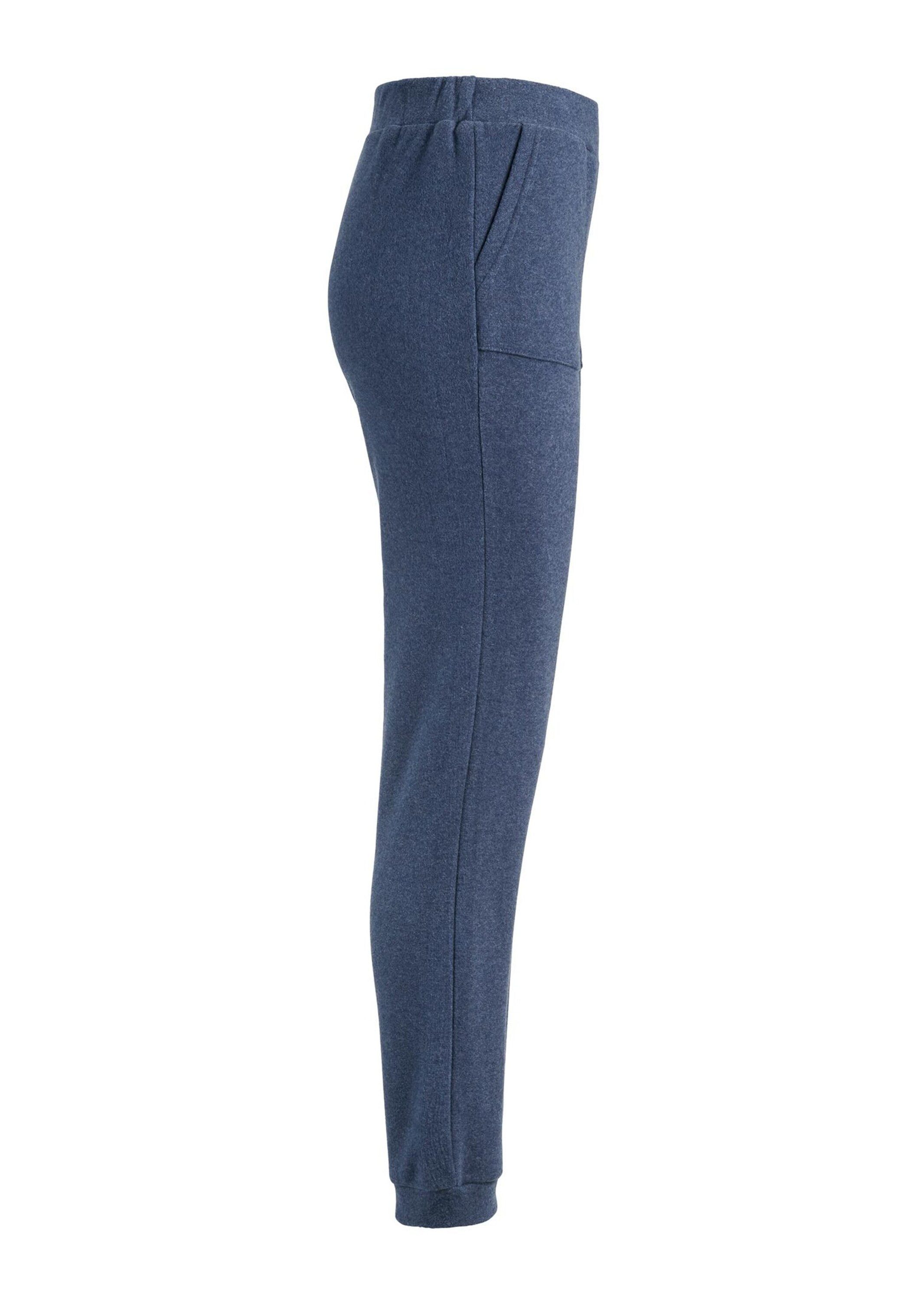 GOLDNER Jogginghose Bequeme Baumwoll-Hose, Dehnbund Gemütliche lange Hose mit Taschen und Bündchen