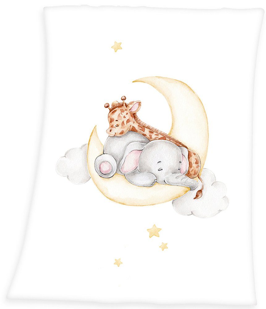 the Best, Moon, mit Babydecke on Baby Motiv liebevollem Herding Sleeping