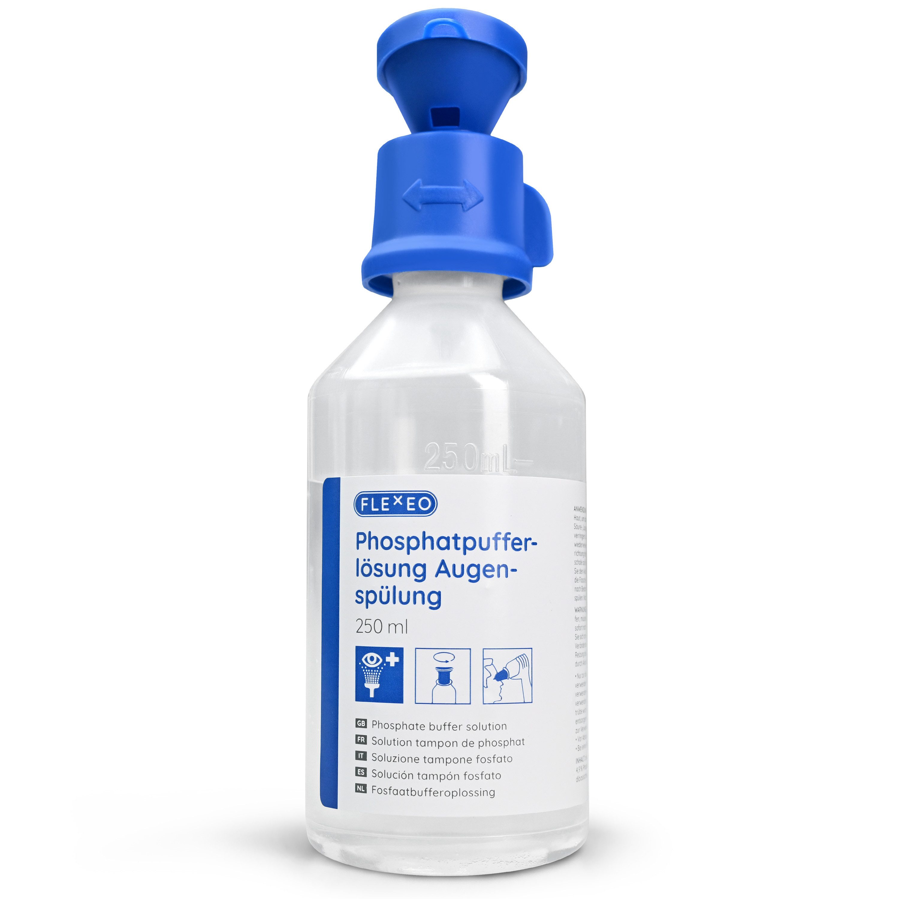 Erste-Hilfe-Set Augenspülflasche Phosphatpufferlösung 250ml