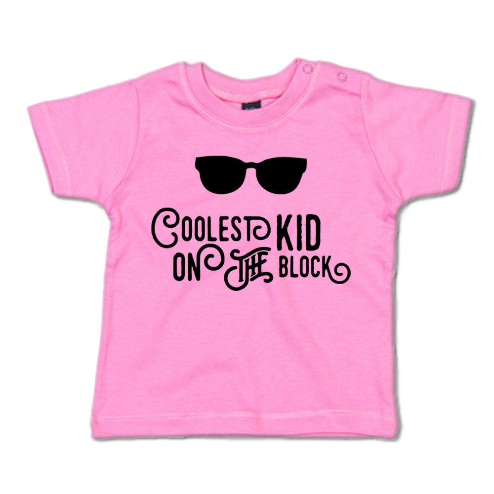 G-graphics T-Shirt Cooles Kid on the block Baby T-Shirt, mit Spruch / Sprüche / Print / Aufdruck